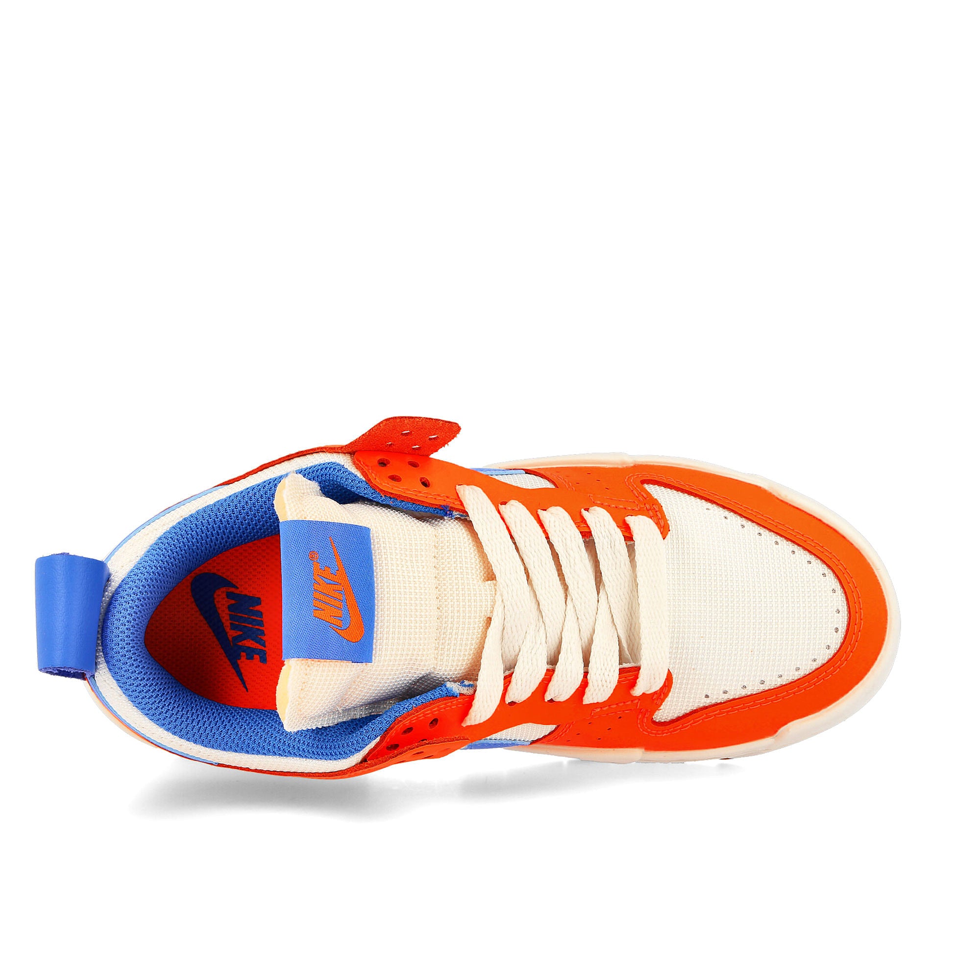 Nike wmns dunk low disrupt Sail-Light Photo Blue - Total Orange Low Top Sneakers Detailfoto | Overkill