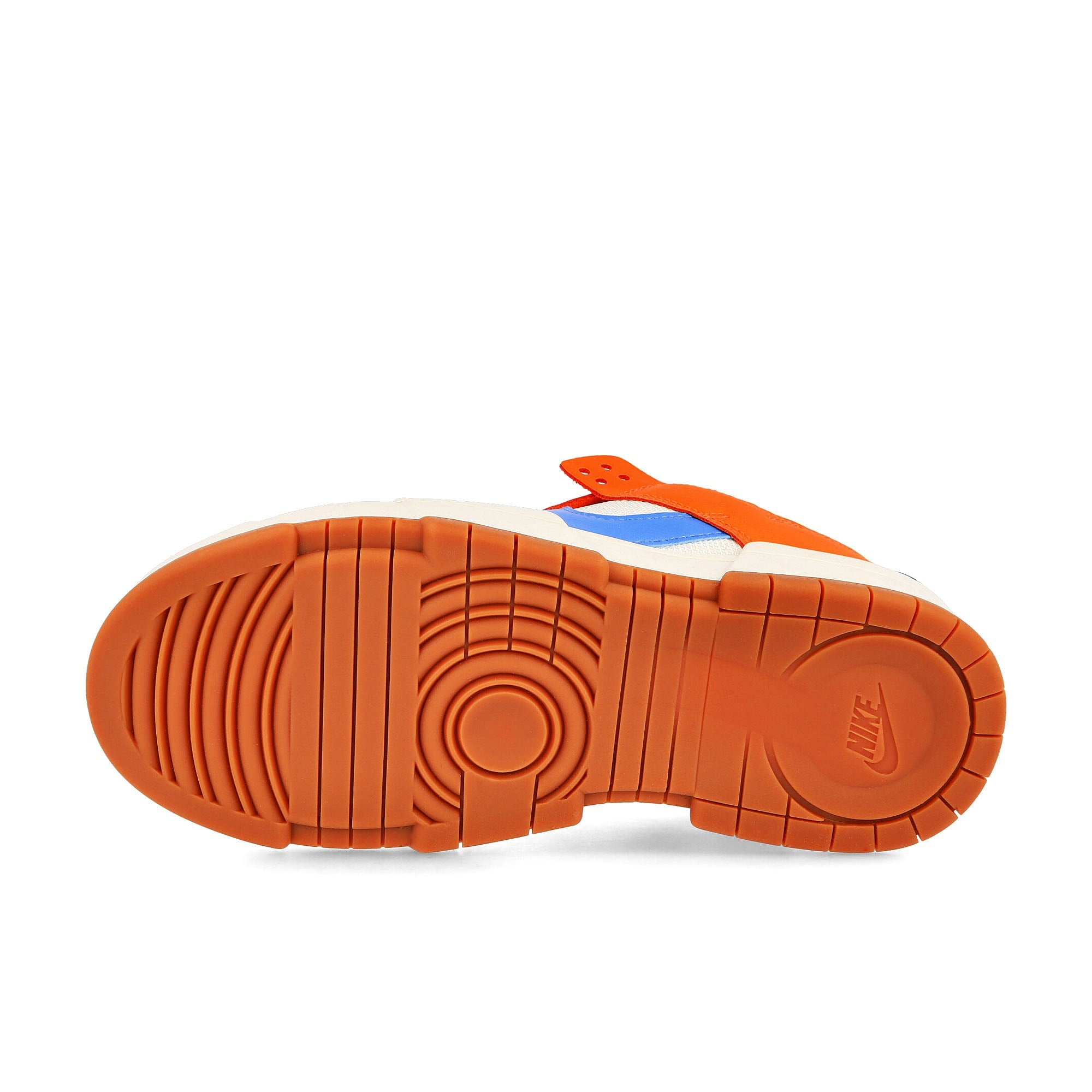 Nike wmns dunk low disrupt Sail-Light Photo Blue - Total Orange Low Top Sneakers Detail View 1 | Overkill