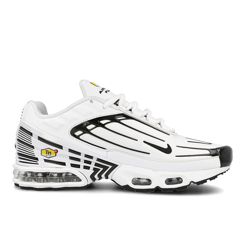 Nike air max plus iii ltr White-Black - White - Chile Red Sneakers Silhouette | Overkill