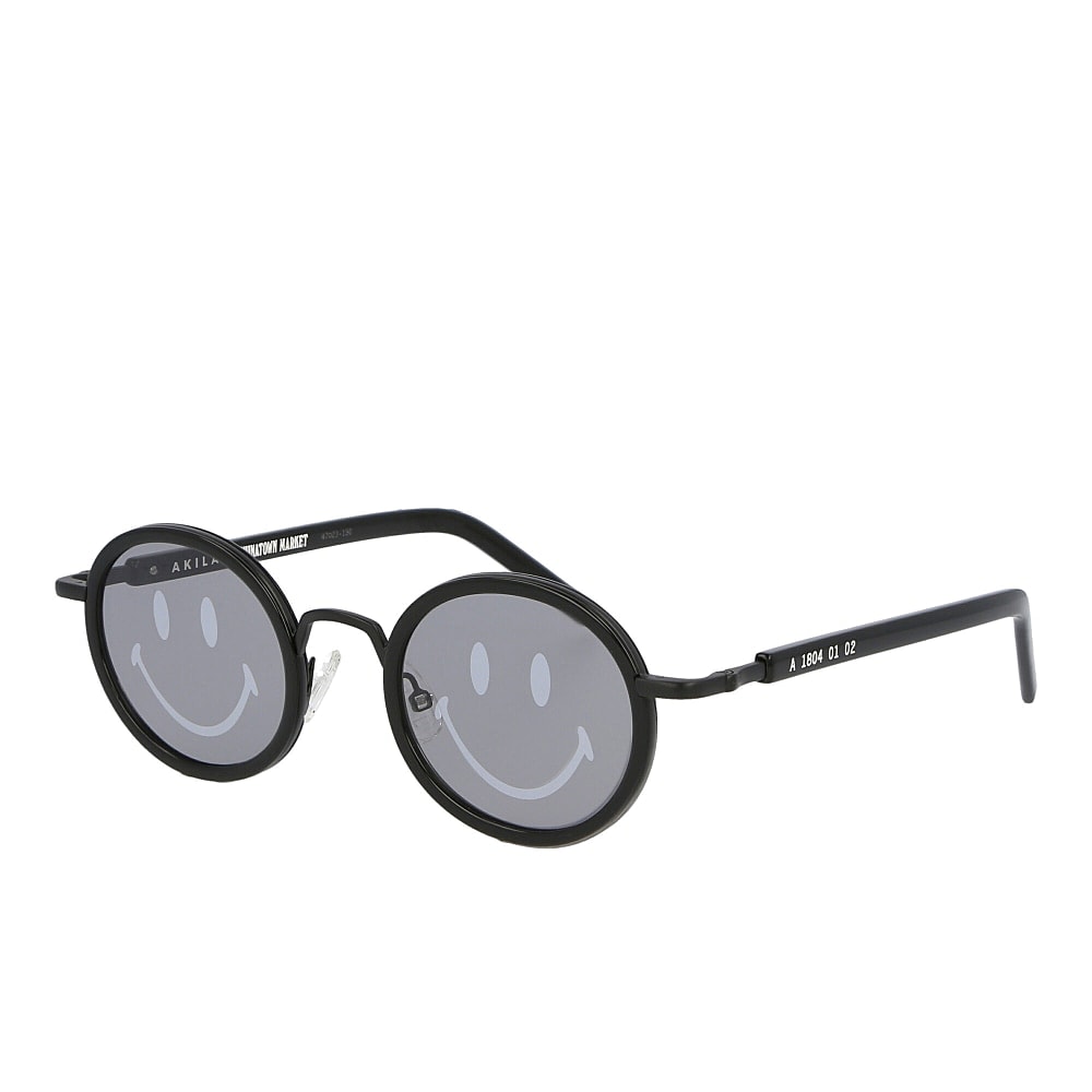 Chinatown Market Akila x Chinatown Market Smiley Sunglasses Black Various CTMSP20-AKSGS | Overkill
