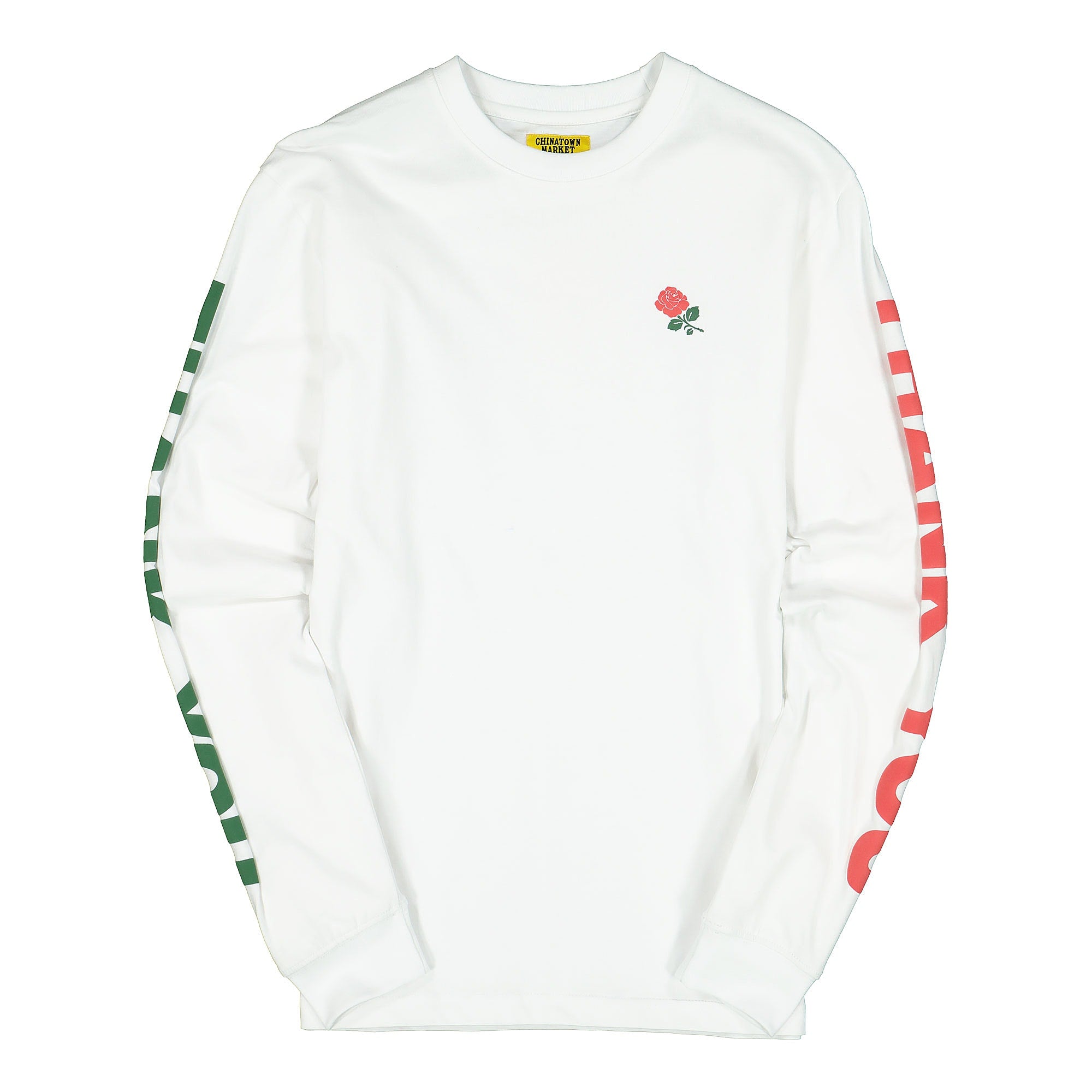 Chinatown Market Thank You Long Sleeve White Longsleeves CTU19-TYLS | Overkill