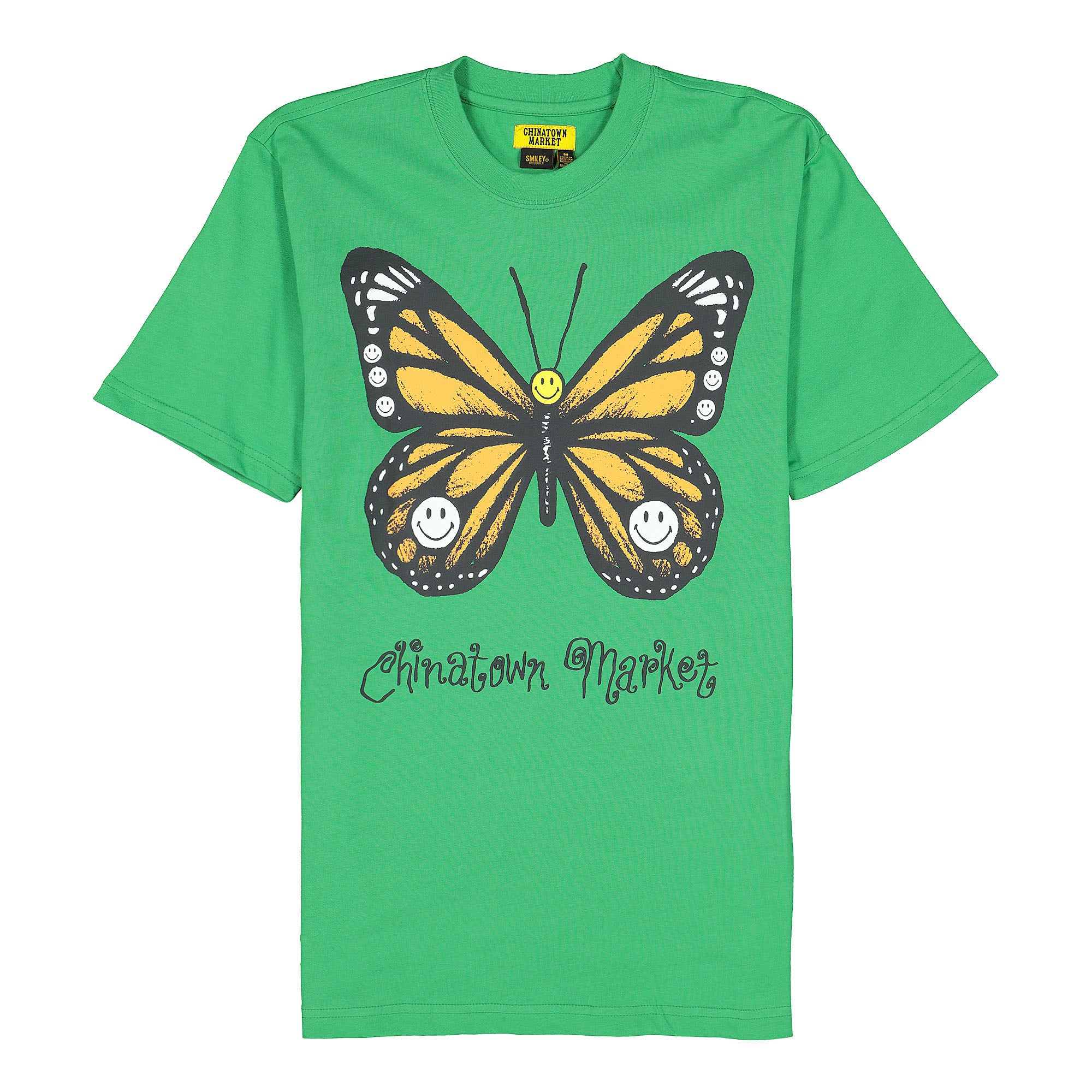 Chinatown Market Butterfly T-Shirt Green T-Shirts CTSU19-BFSS | Overkill