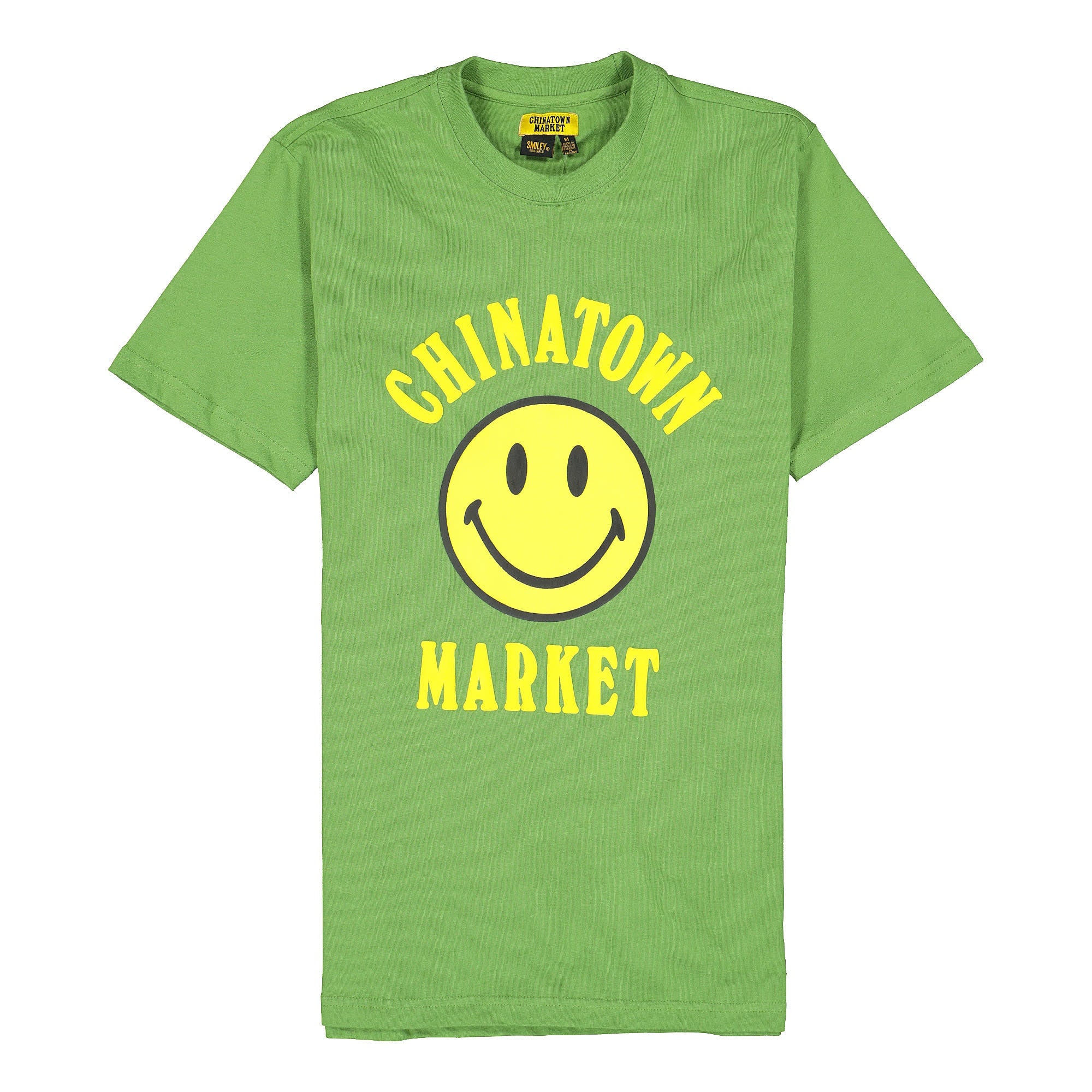 Chinatown Market Smiley T-Shirt Olive T-Shirts CTSU19-SMSS | Overkill