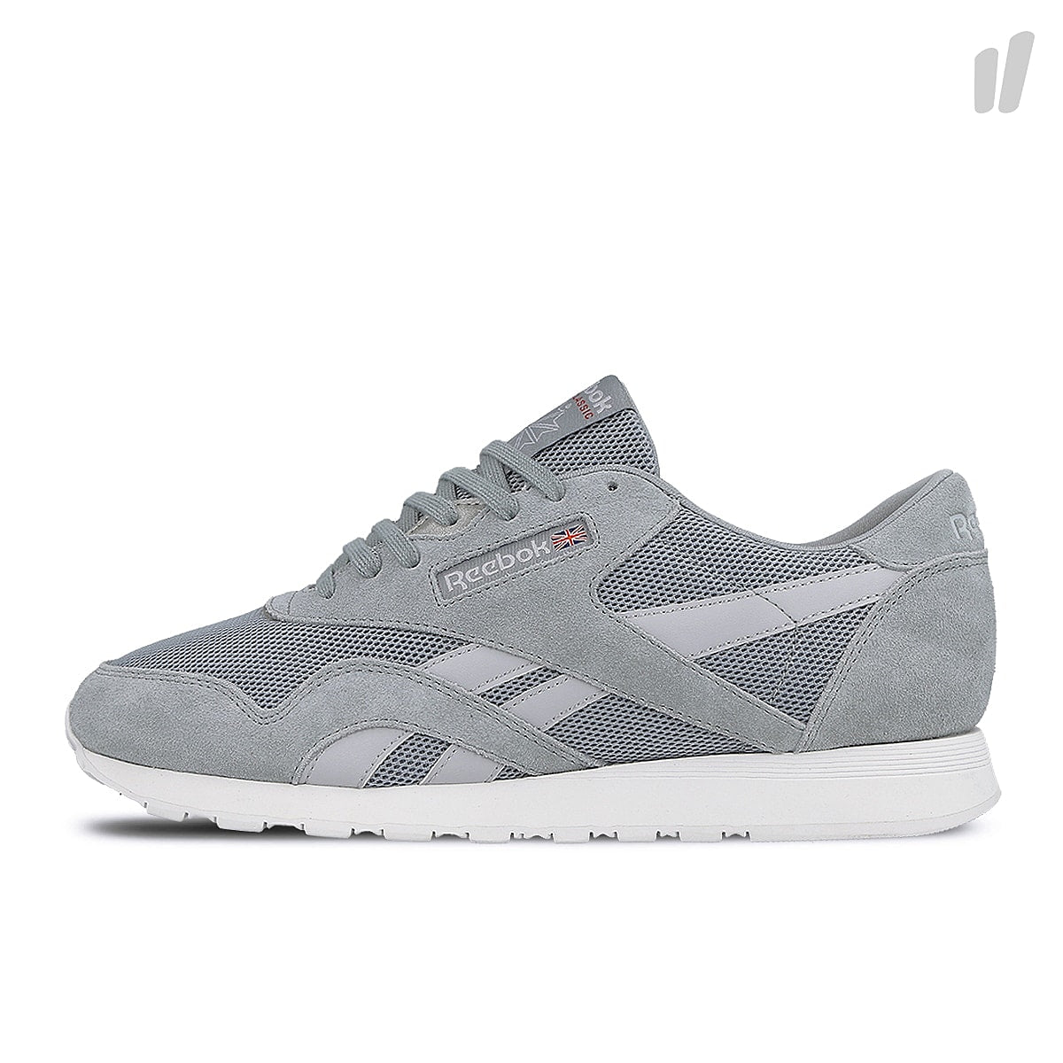 Reebok classic nylon om Meteor Grey / Cloud Grey / White Sneakers CM9991 | Overkill