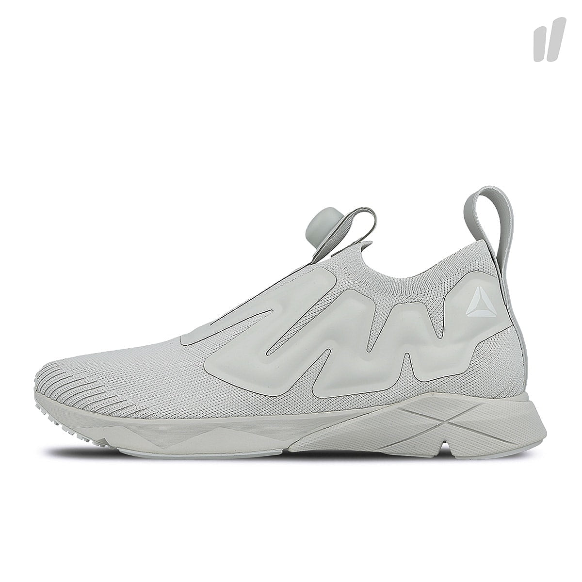 Reebok pump supreme ultraknit Grey-Blue-White-Silver Sweatshirts CN0077 | Overkill