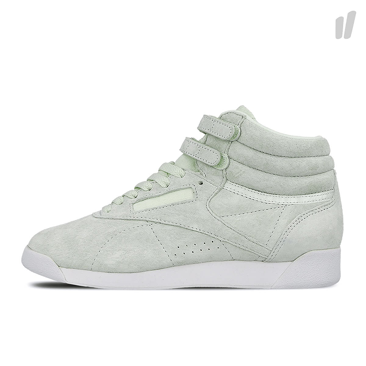 Reebok wmns freestyle hi nbk Opal / White Sneakers CN0604 | Overkill