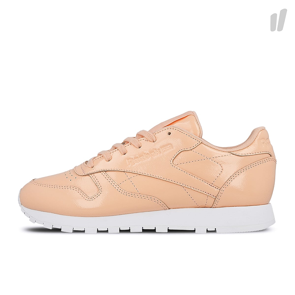 Reebok wmns classic leather patent Desert Dust-White Sneakers CN0771 | Overkill