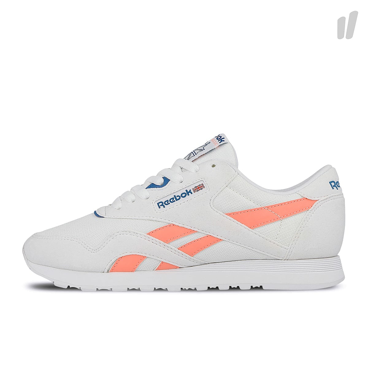 Reebok wmns classic nylon m txt White-Digital Pink-Instince Blue Sneakers CN2966 | Overkill