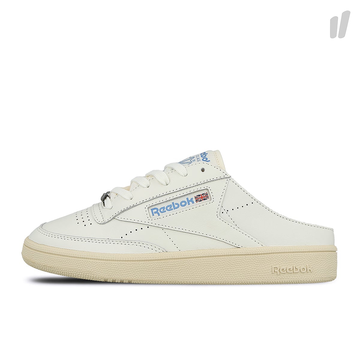 Reebok wmns club c 85 mule Chalk-Paper White-Blue Sneakers CN3278 | Overkill