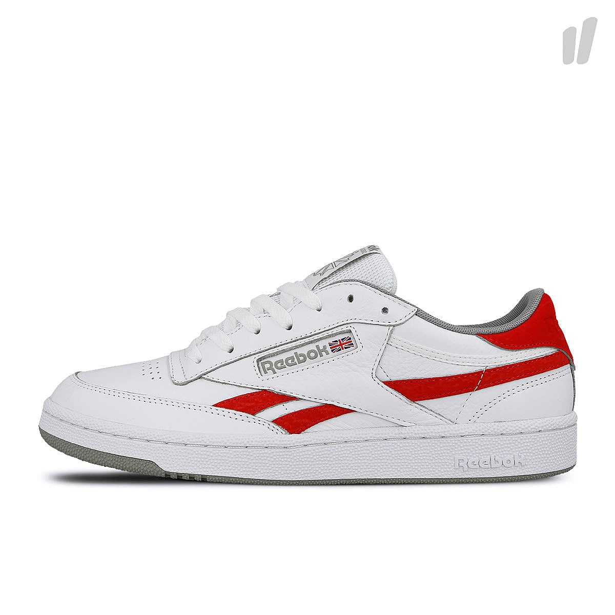 Reebok revenge plus mu White / Primal Red / Tin Grey Sneakers CN3396 | Overkill