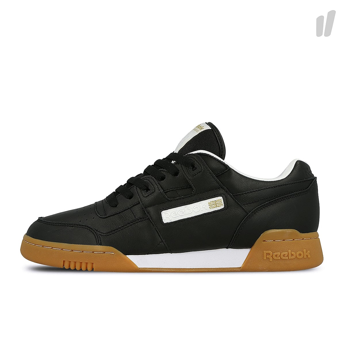 Reebok workout plus mu Gold - Black / White / Metallic Gold Sneakers CN4405 | Overkill