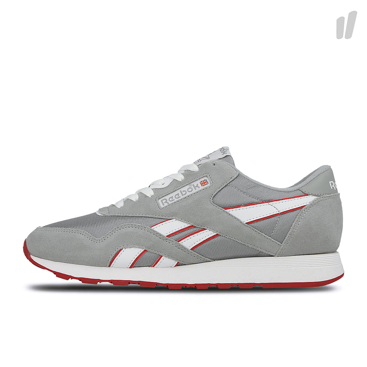 Reebok classic nylon Archive - Baseball Grey / White / Flash Red Sneakers CN5149 | Overkill