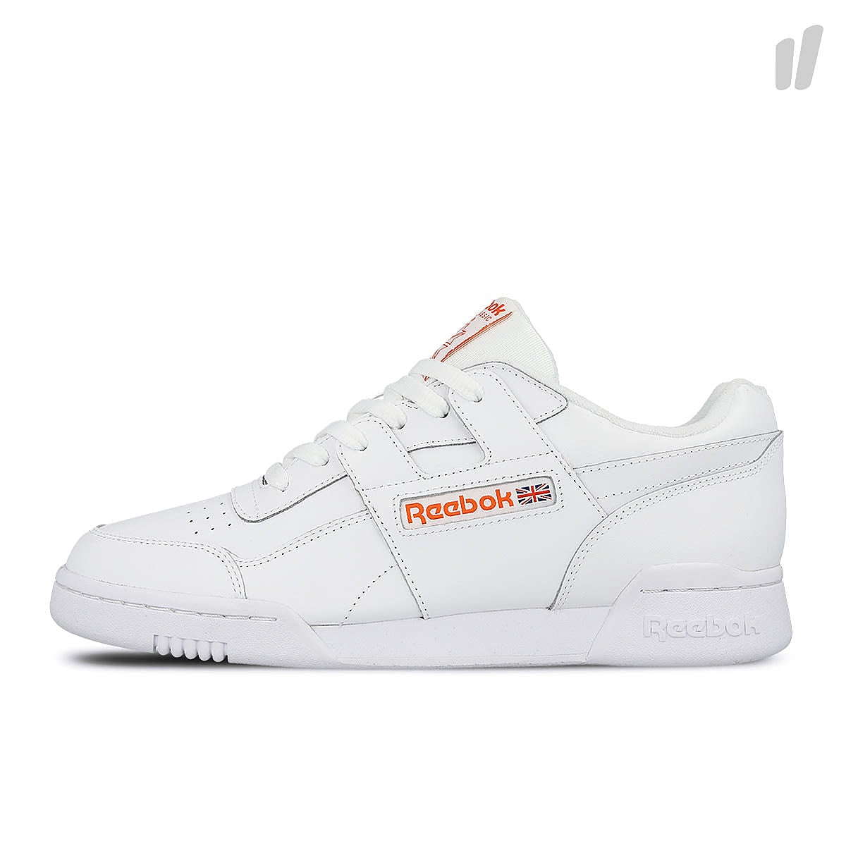 Reebok workout plus mu White / Bright Lava Sneakers CN5203 | Overkill
