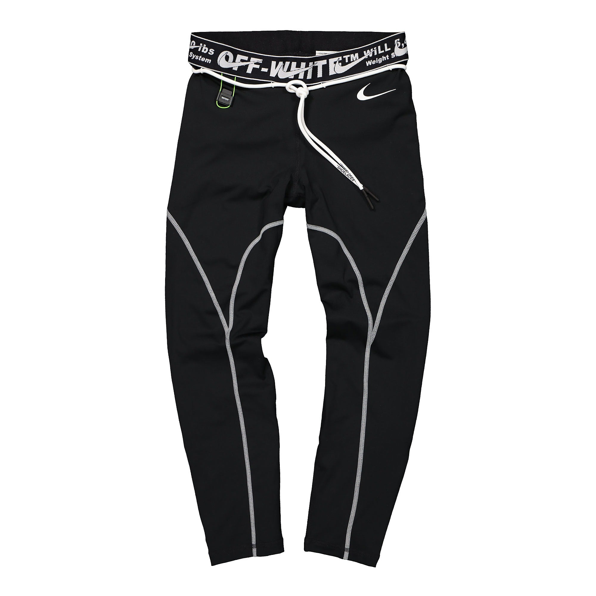 Nike Off-White x Nike Wmns NRG Pro Tight Black Sweat & Track Pants CN5574 010 | Overkill
