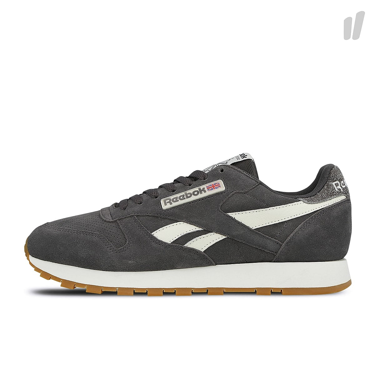 Reebok classic leather mu Ash Grey / Chalk / Gum Low Top Sneakers CN5772 | Overkill