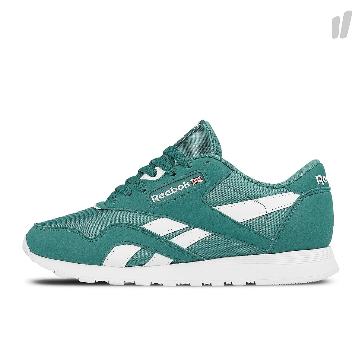 Reebok classic nylon color Mineral Mist / White Sneakers CN7445 | Overkill