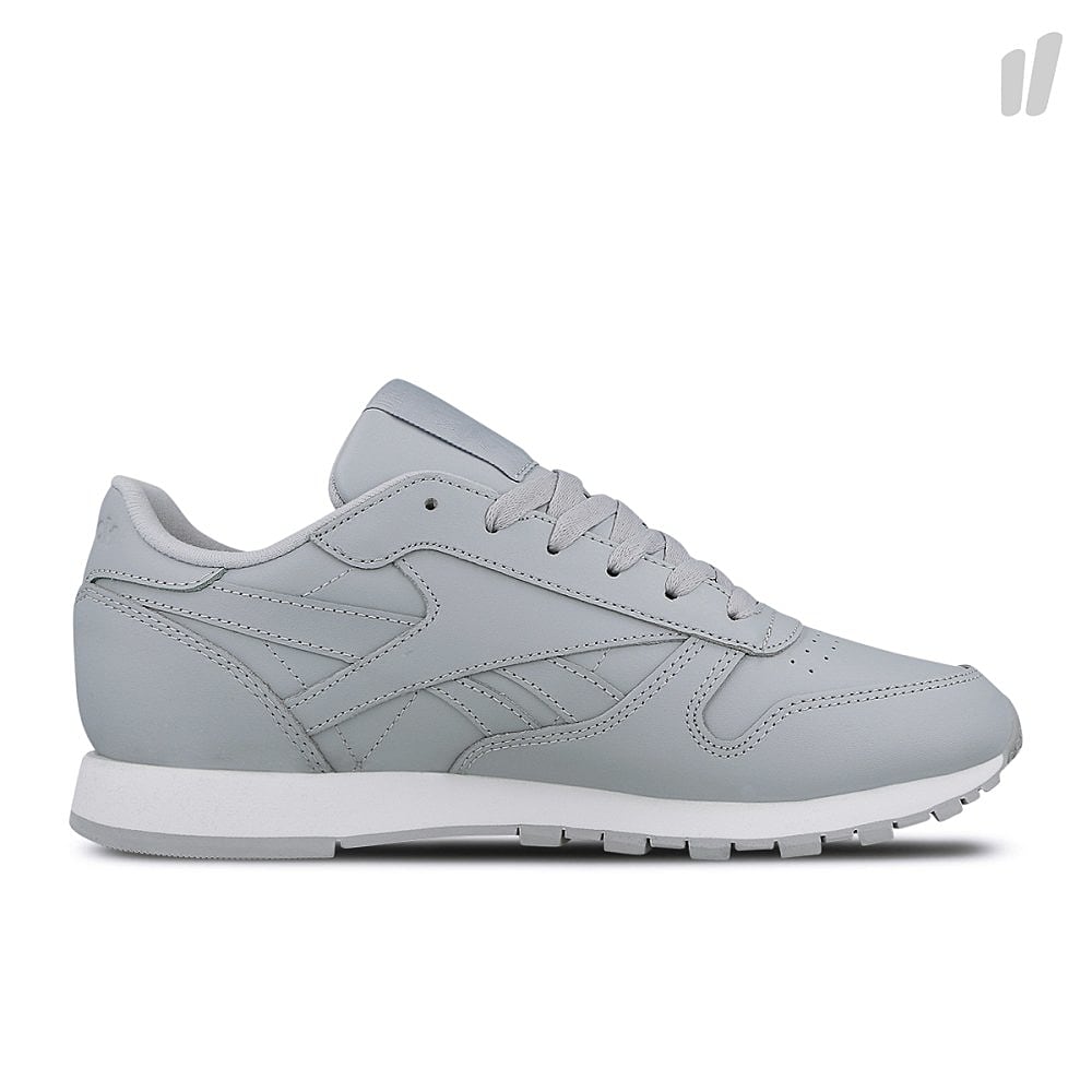 Reebok wmns classic leather Grey-White Sneakers Silhouette | Overkill