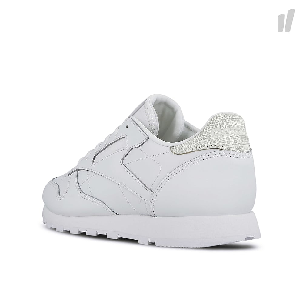 Reebok wmns classic leather White-Mineral Mist Sneakers Material | Overkill