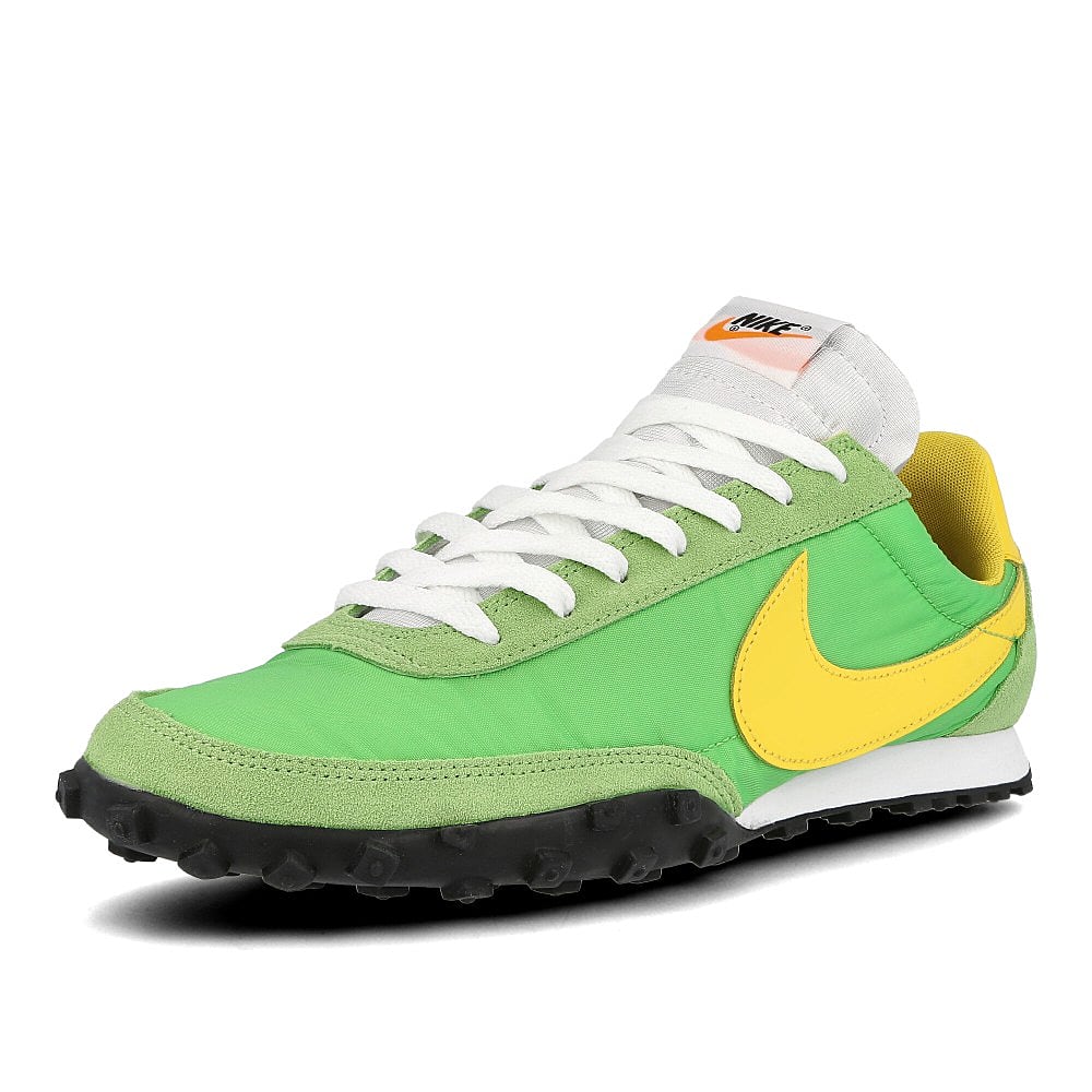 Nike waffle racer Green Nebula-Amarillo - Eucalyptus Fog Sneakers Close Up | Overkill