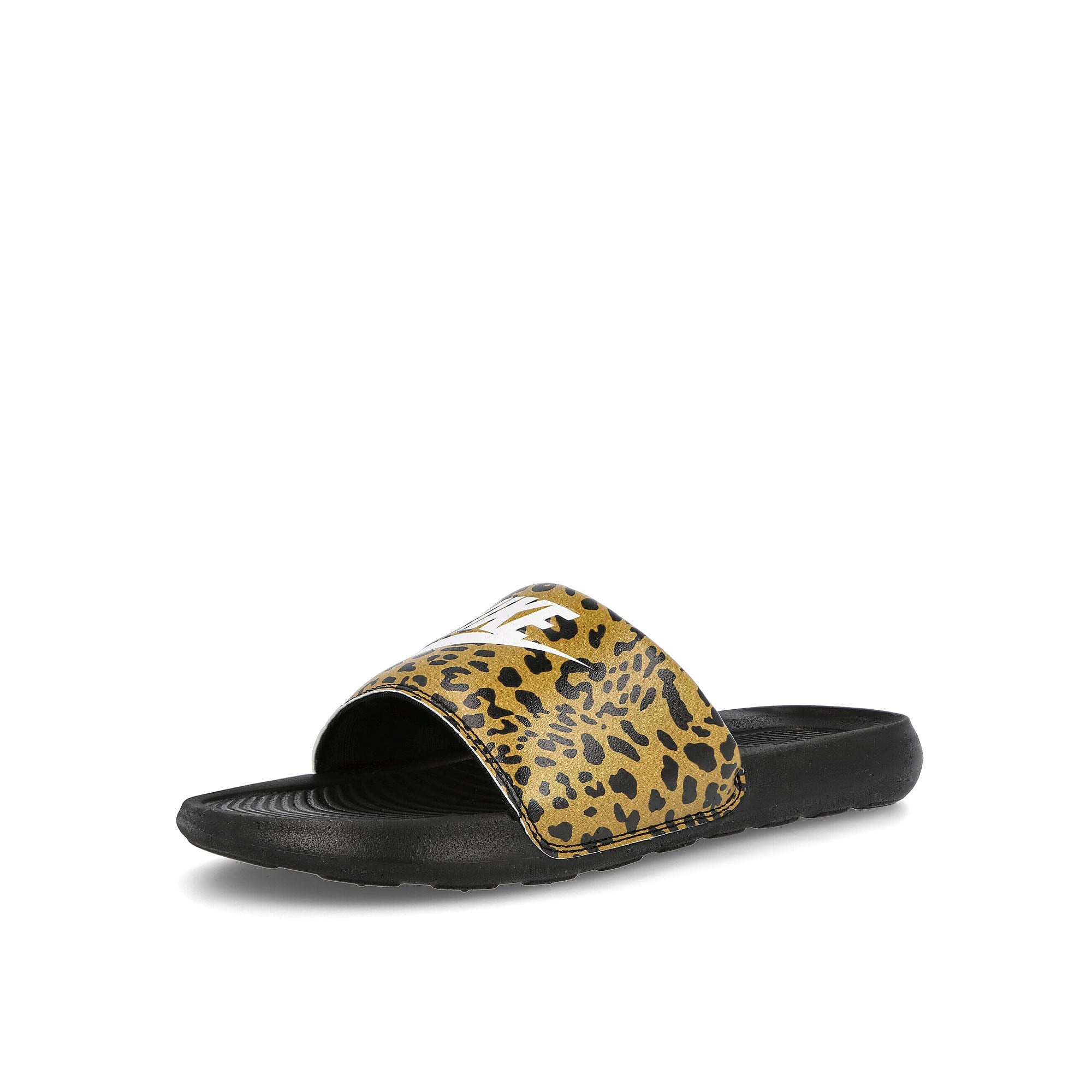 Nike wmns victori one slide print Chutney-White - Black Slides, Sandals & Slippers Close Up | Overkill