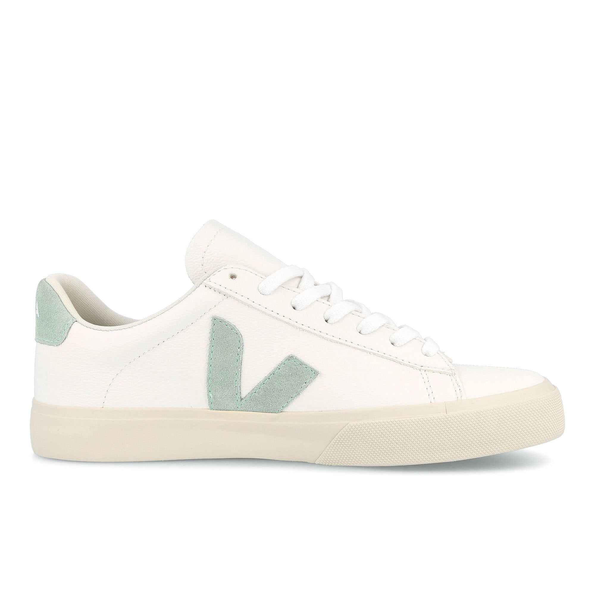 Veja Campo Chromefree White-Green Sneakers Silhouette | Overkill