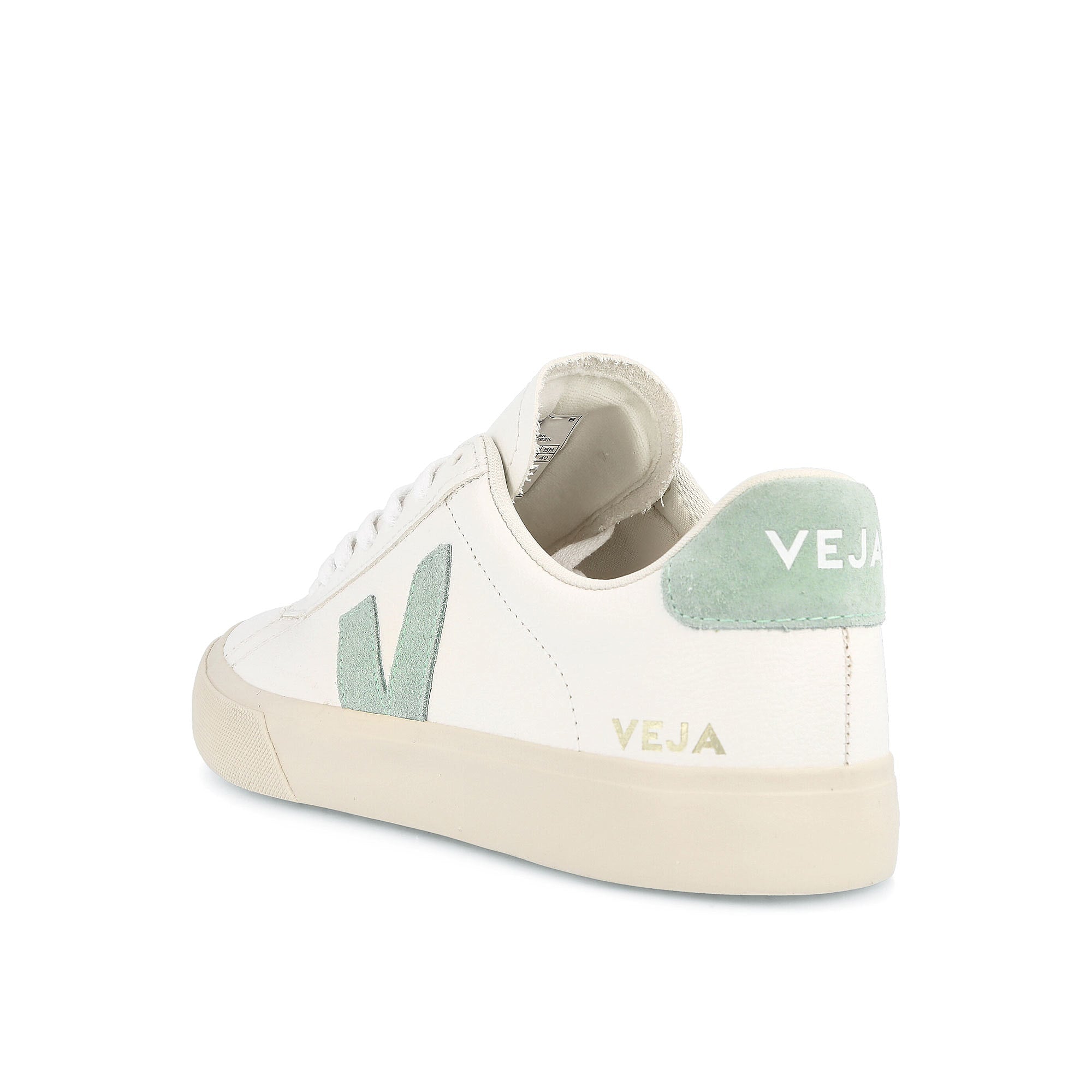 Veja Campo Chromefree White-Green Sneakers Material | Overkill