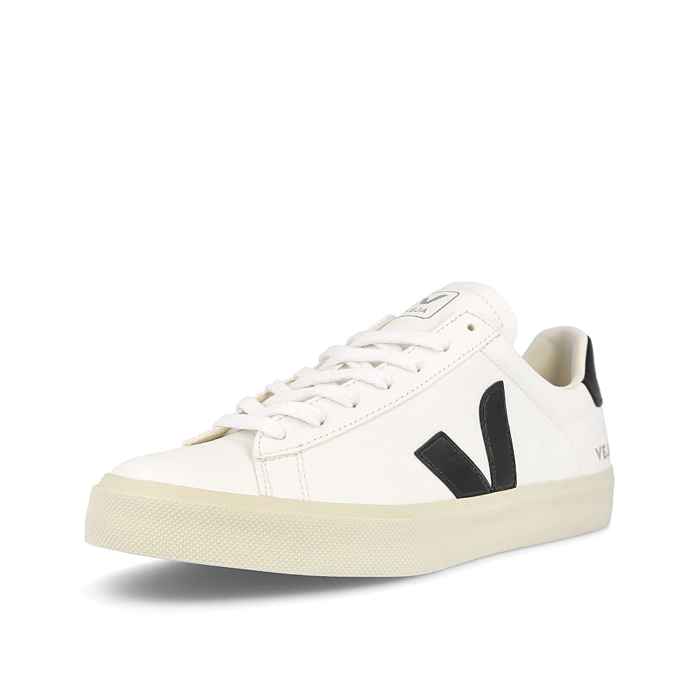 Veja campo chromefree Extra White-Black Sneakers Close Up | Overkill