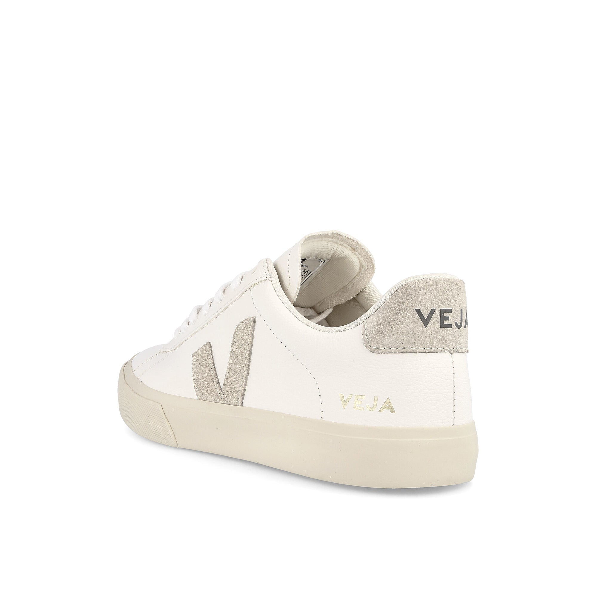 Veja wmns campo chromefree Extra White / Natural Sude Close-up | Overkill
