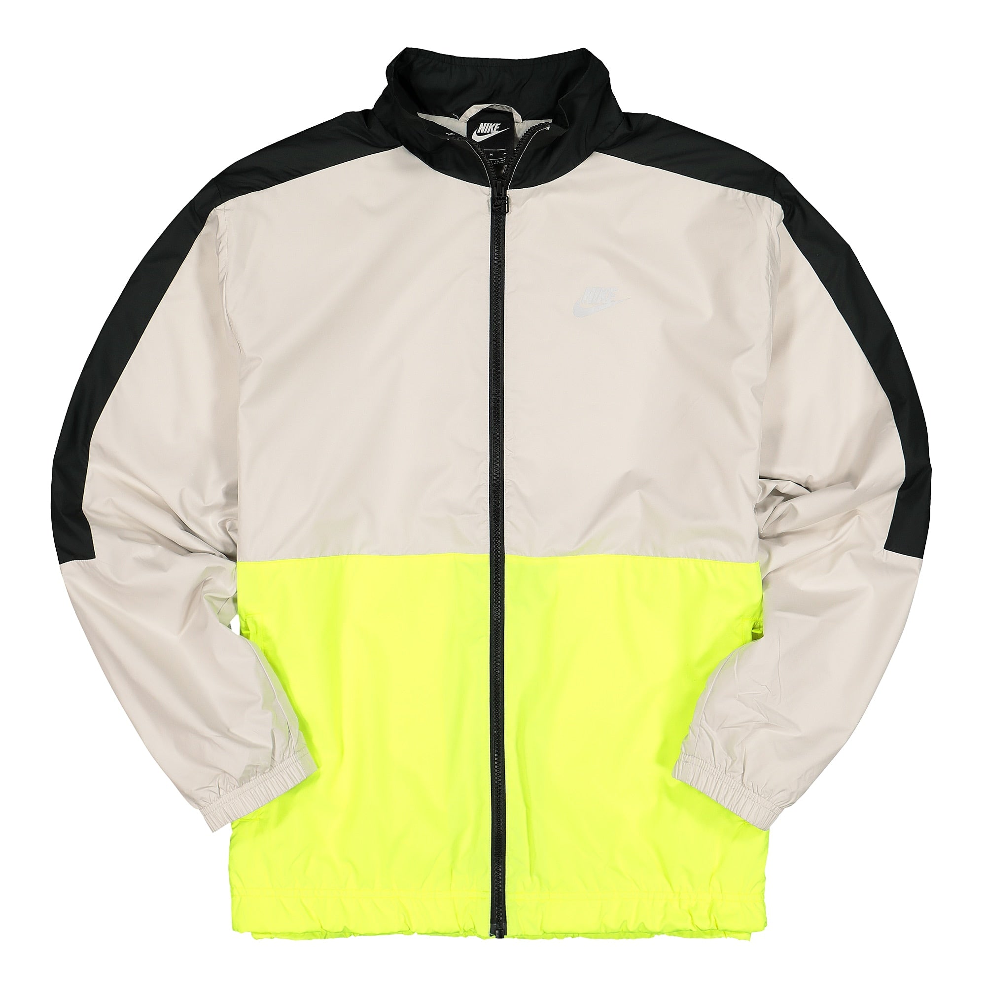 Nike NSW SC Woven Jacket Black / Light Bone / Volt / Metallic Silver Jackets CQ0247 011 | Overkill