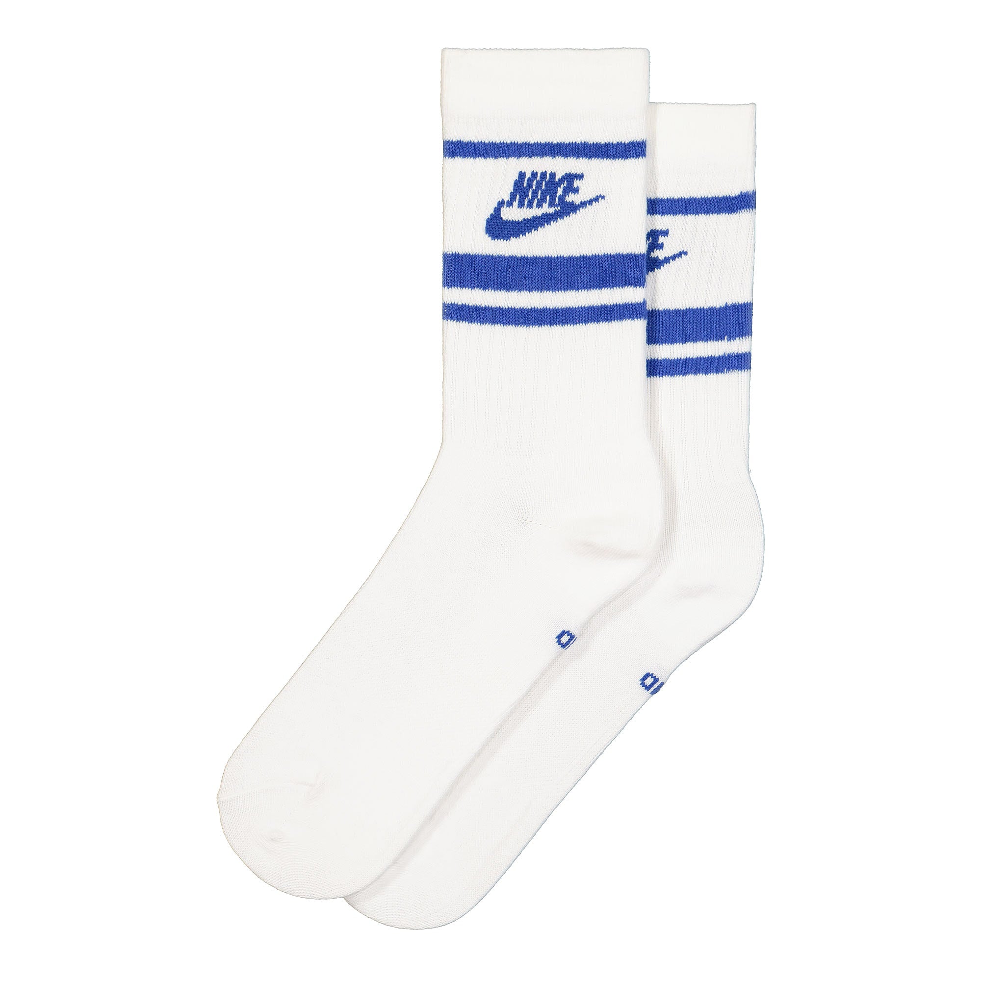 Nike Sportswear Essential Socks 3 Pack White / Game Royal / Game Royal Socks CQ0301 105 | Overkill