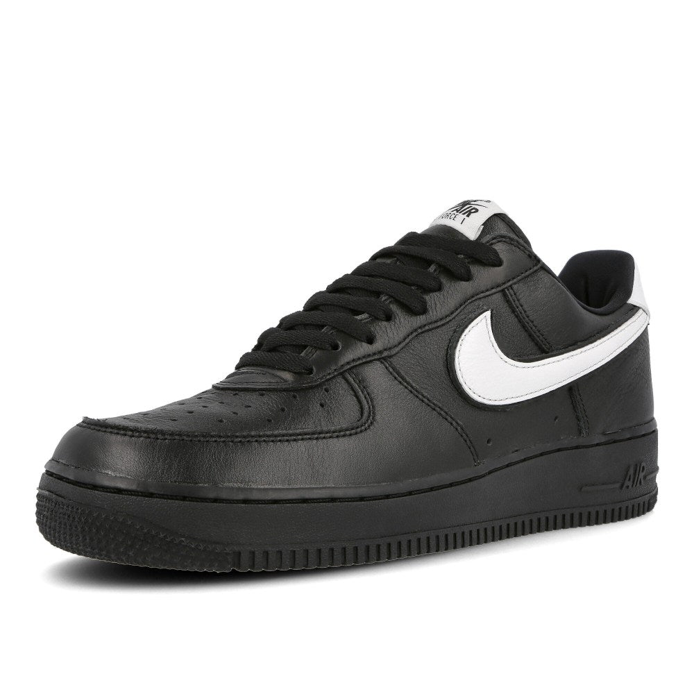 Nike Air Force 1 Low Retro Black / White - Black Low Top Sneakers Close Up | Overkill