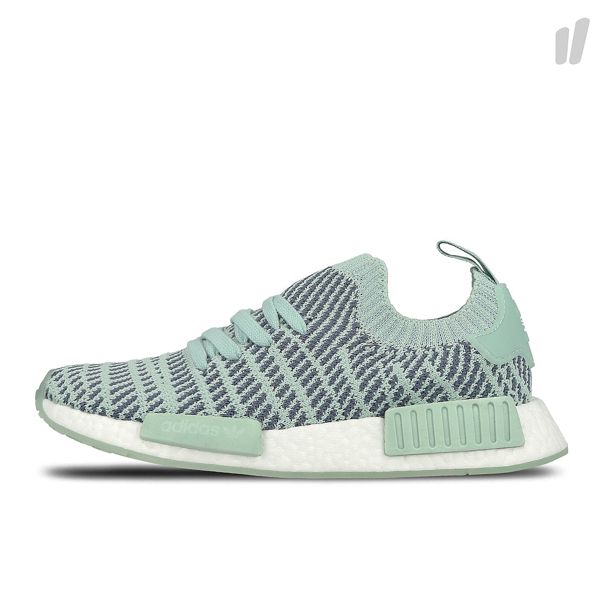 adidas wmns nmd r1 stlt primeknit Ash Green / Raw Steel / Running White CQ2031 | Overkill