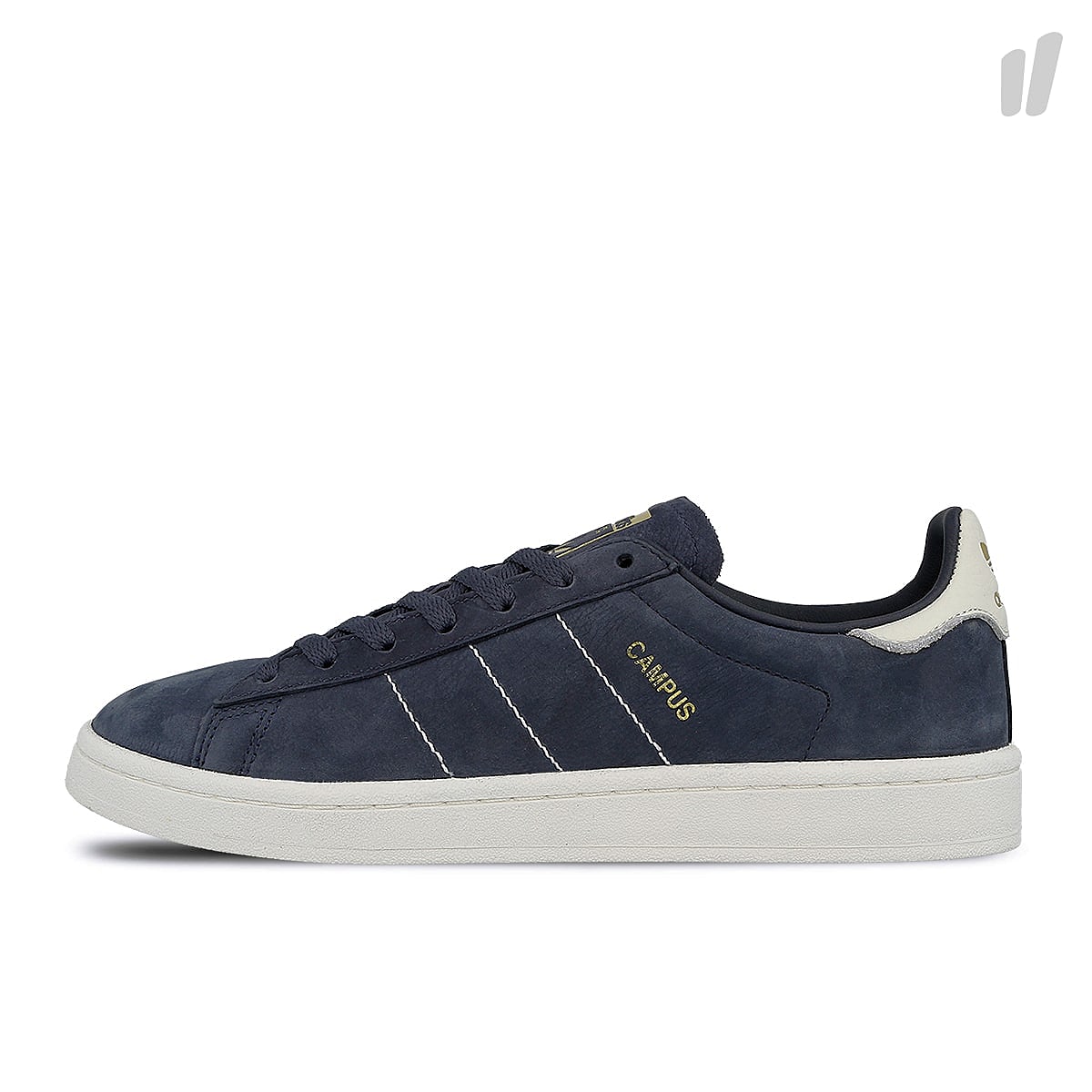 adidas campus Trace Blue / Chalk White / Gold Metallic Low Top Sneakers CQ2047 | Overkill