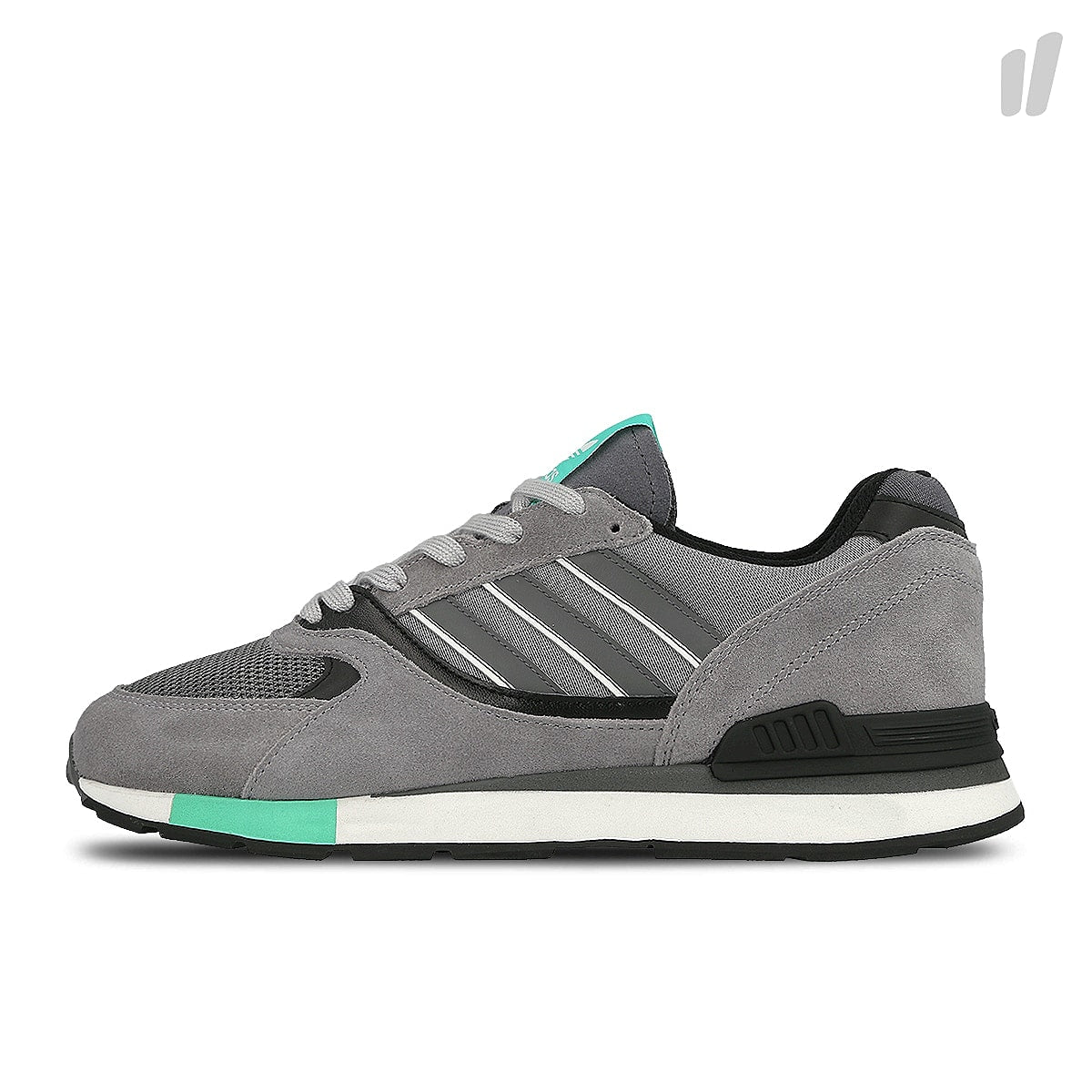 adidas quesence Grey Three-Grey Five-Core Black Sneakers CQ2129 | Overkill