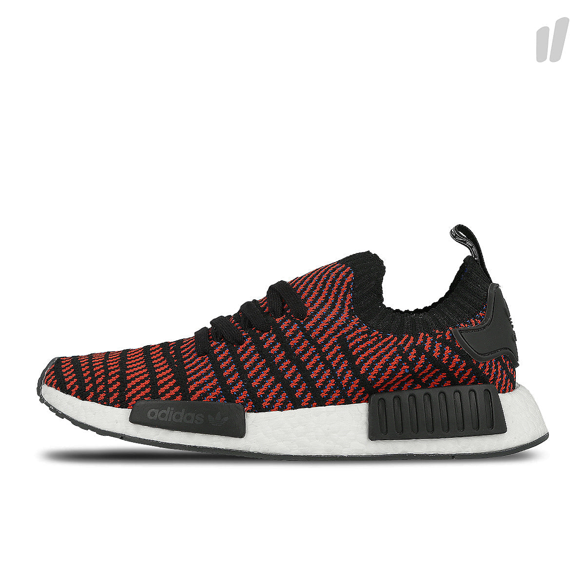 adidas nmd r1 primeknit Core Black / Red / White Sneakers CQ2385 | Overkill