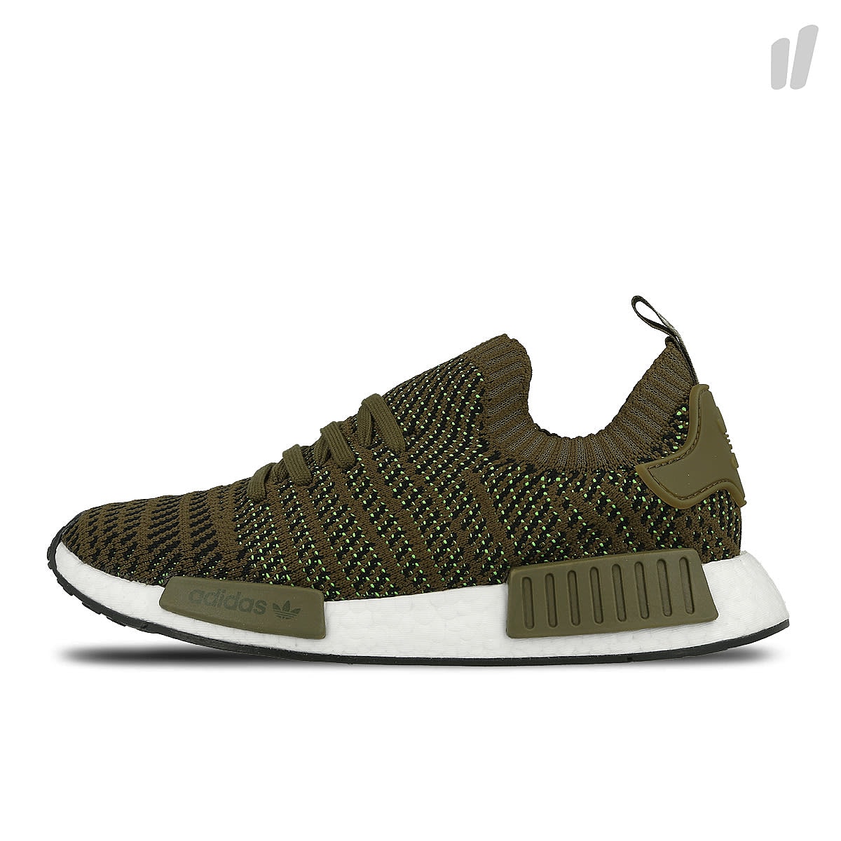 adidas nmd r1 stlt primeknit Trace Olive-Core Black-Solar Slime Sweatshirts CQ2389 | Overkill