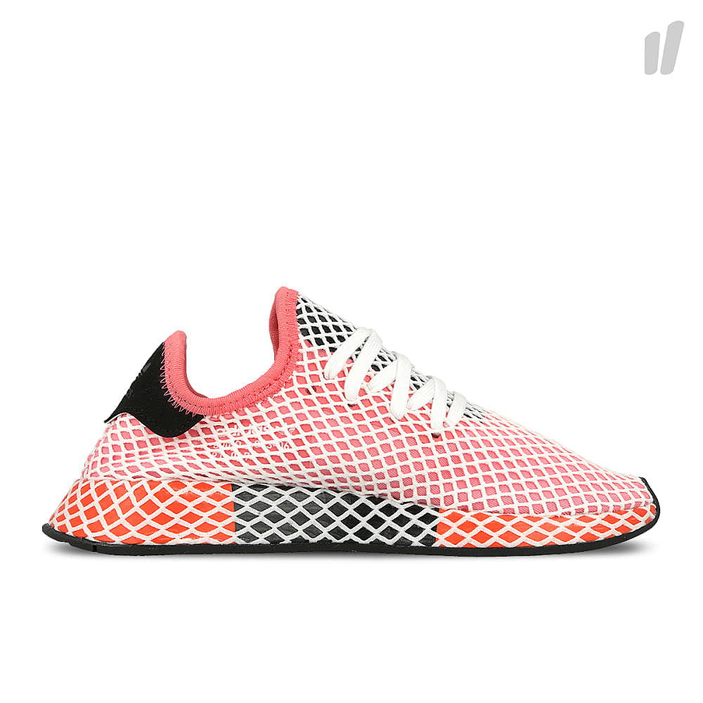 adidas wmns deerupt runner Chalk Pink-Chalk Pink-Bold Orange Sneakers Silhouette | Overkill
