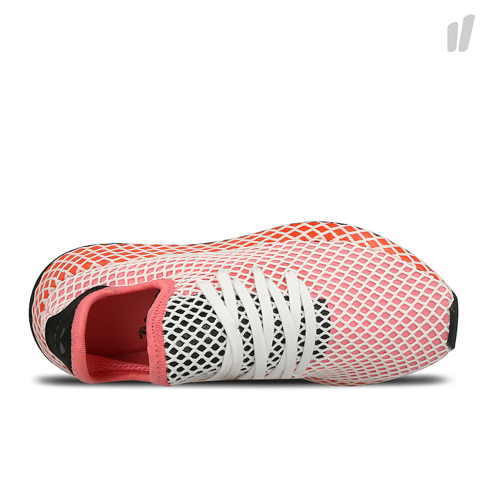 adidas wmns deerupt runner Chalk Pink-Chalk Pink-Bold Orange Sneakers Detailfoto | Overkill
