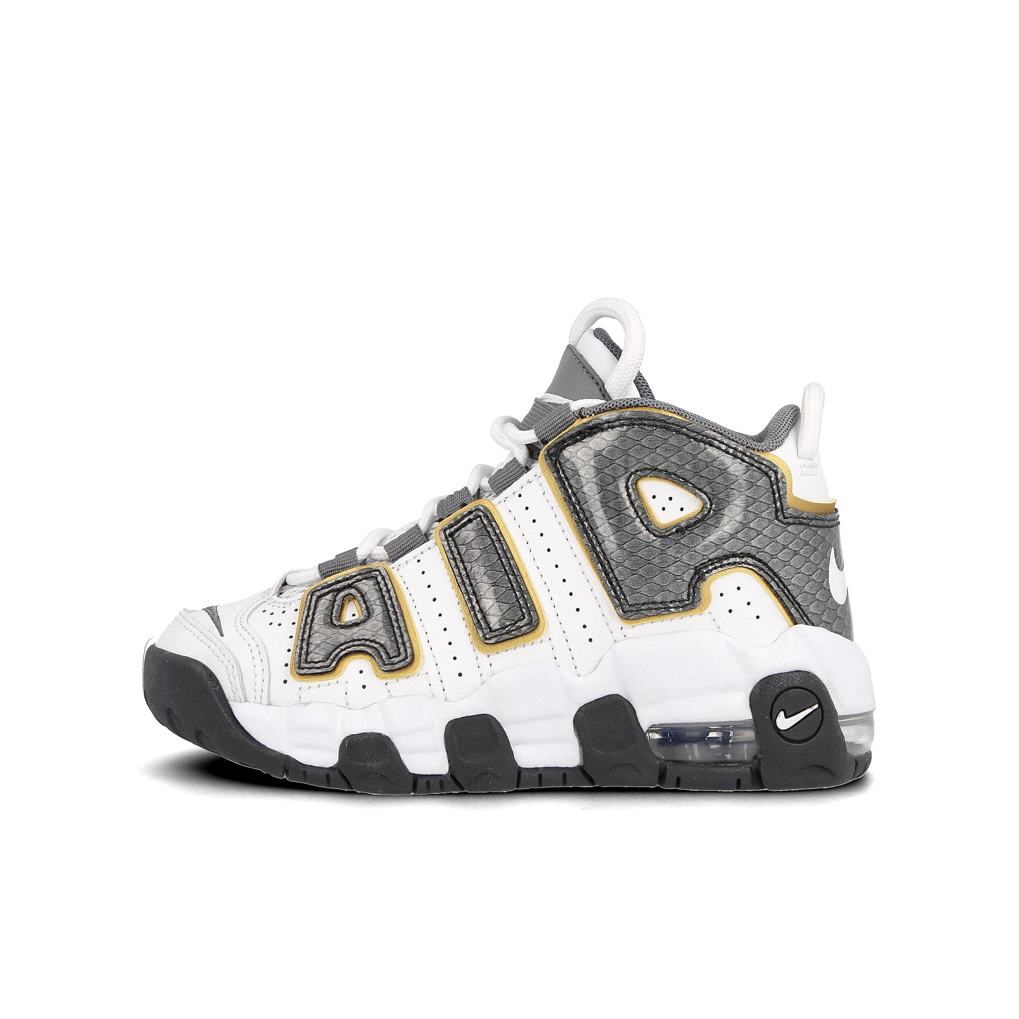 Nike air more uptempo se ps White-White - Anthracite - Metallic Gold Sneakers CQ4581 100 | Overkill