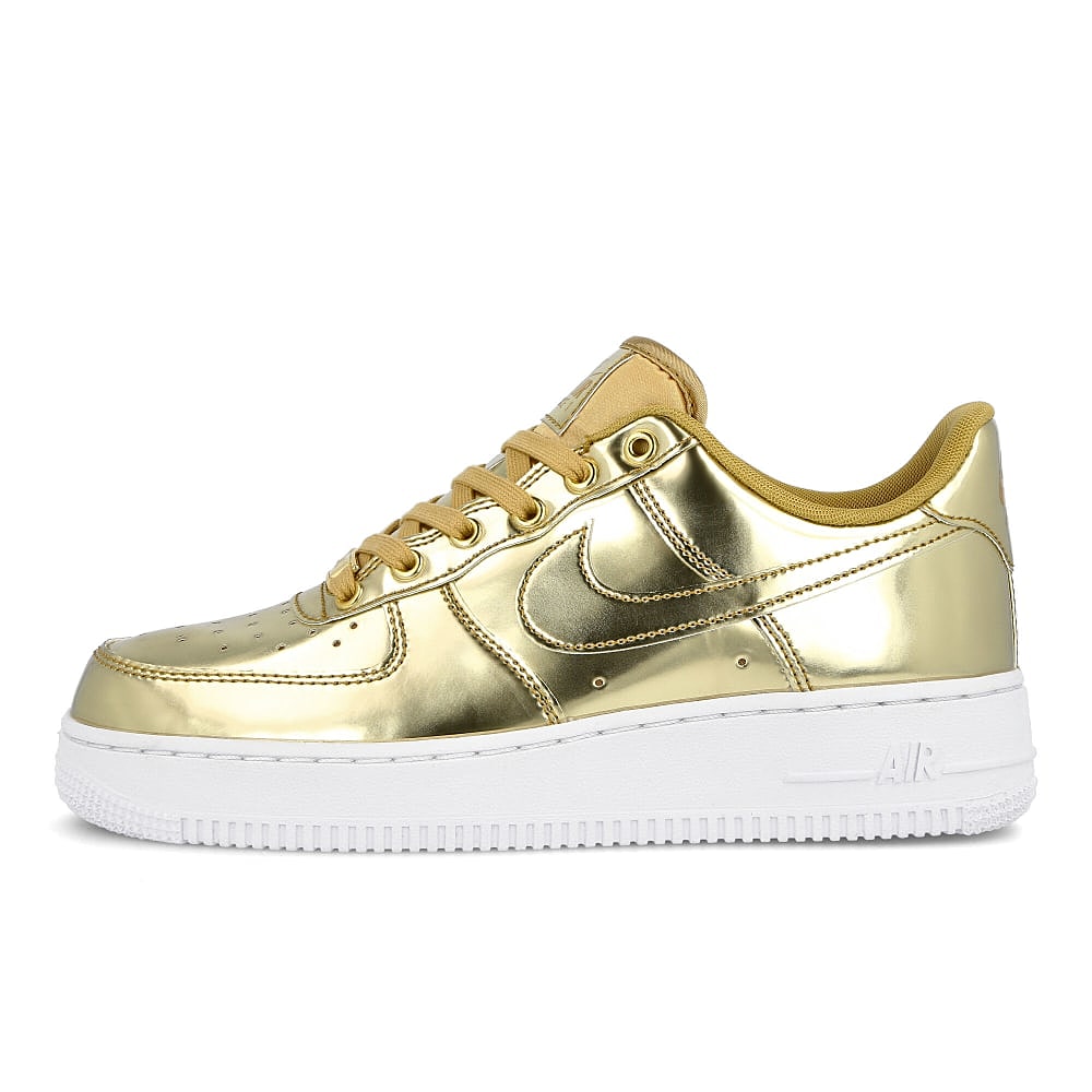 Nike wmns air force 1 sp Metallic Gold-Club Gold - White Low Top Sneakers CQ6566 700 | Overkill