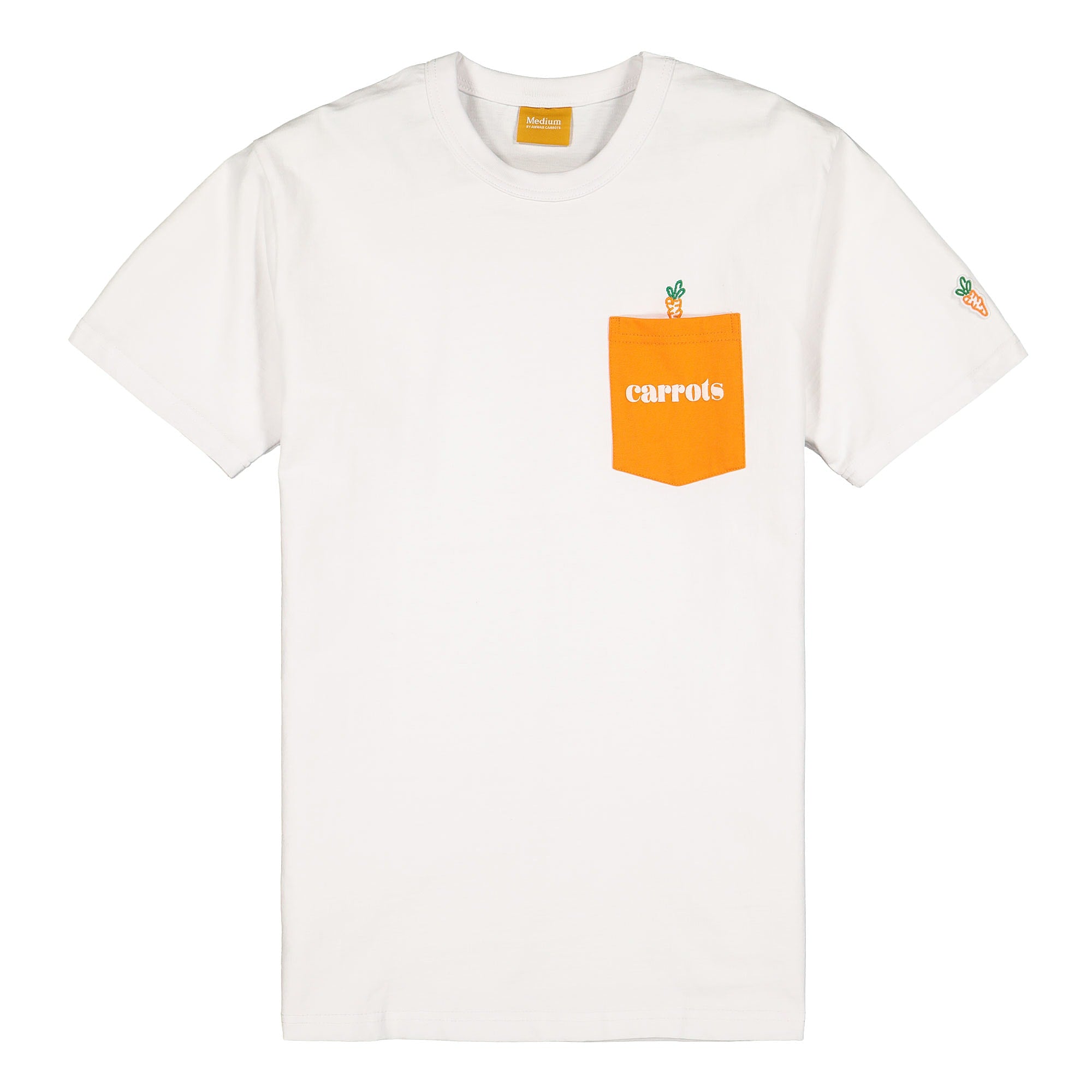 Carrots Big Signature Pocket Tee White T-Shirts CSP20-BSSS | Overkill