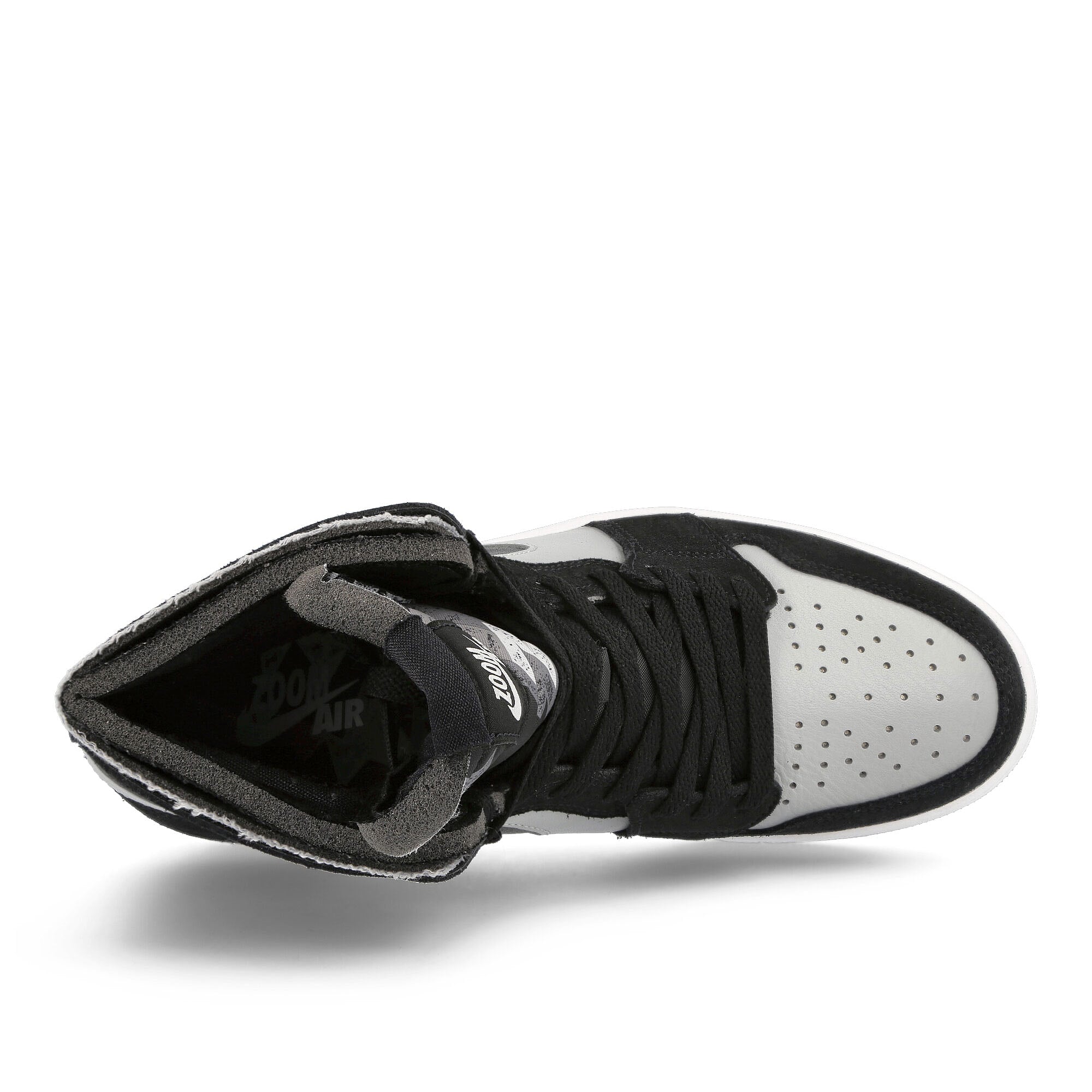 Jordan Air Jordan 1 Zoom Air Comfort Black-White - Light Smoke Grey High Top Sneakers Detailfoto | Overkill