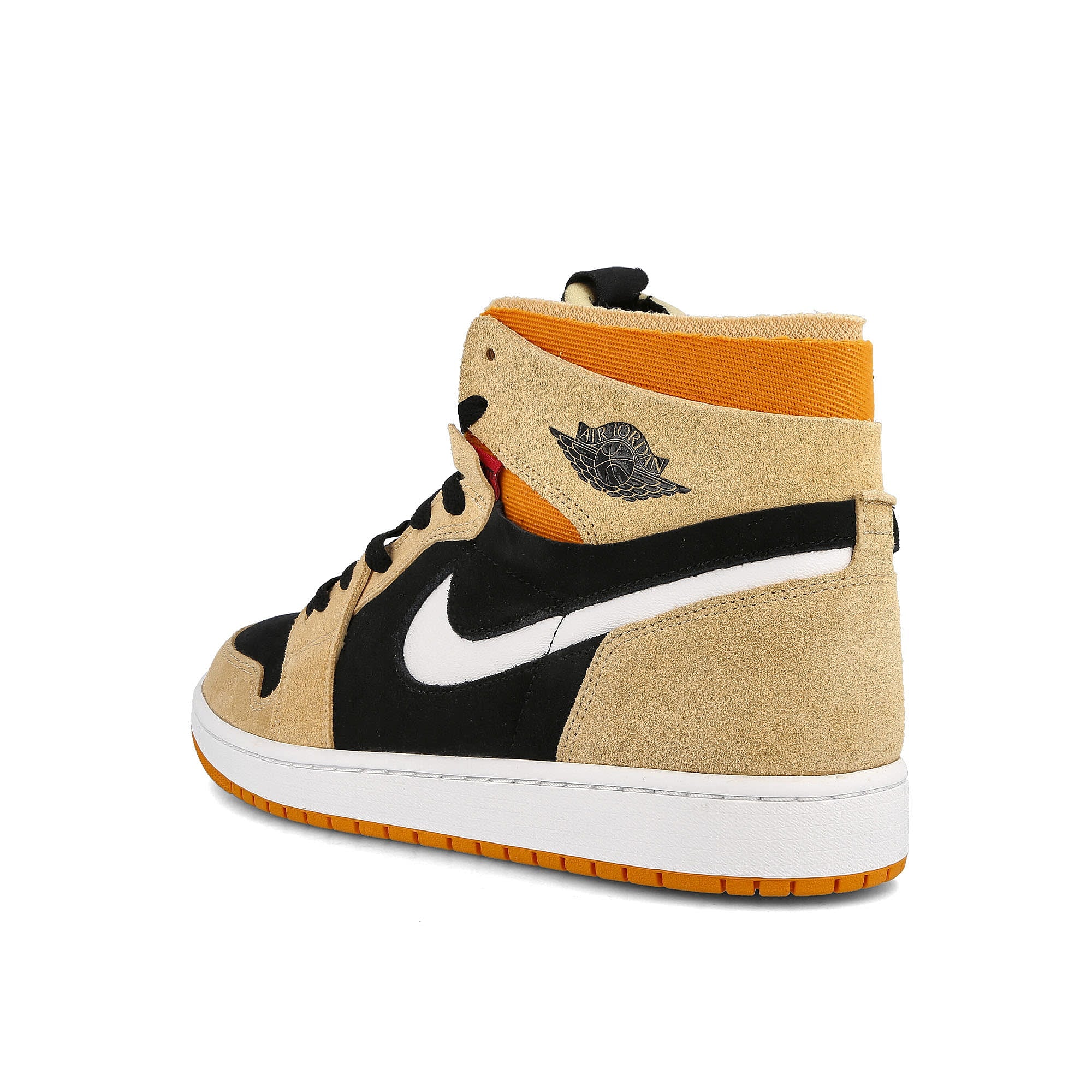 Jordan Air Jordan 1 Zoom Comfort White Onyx / Cardinal Red - Black Close-up | Overkill