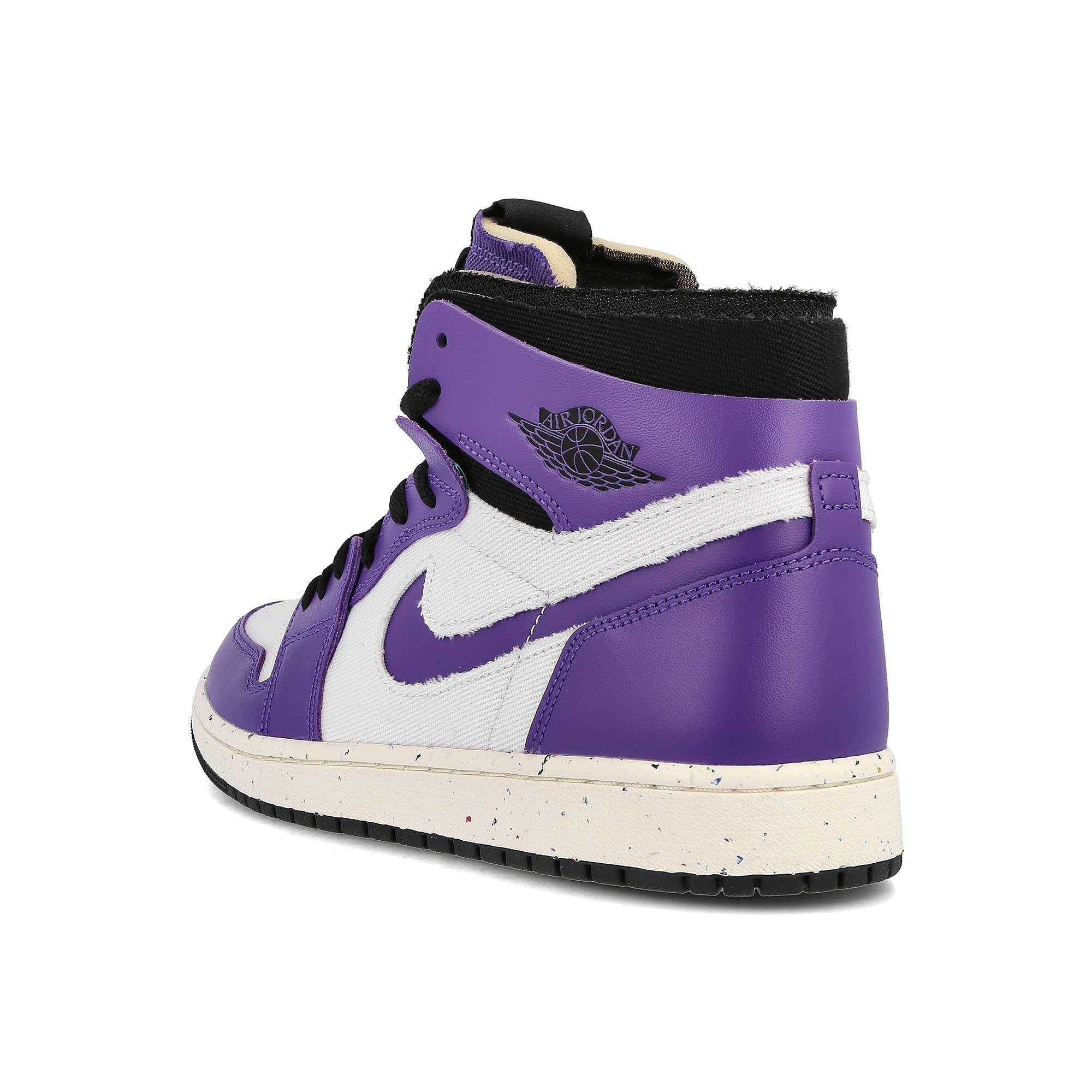 Jordan Air Jordan 1 Zoom Air Comfort Dark Iris / White - Black - Sail Close-up | Overkill