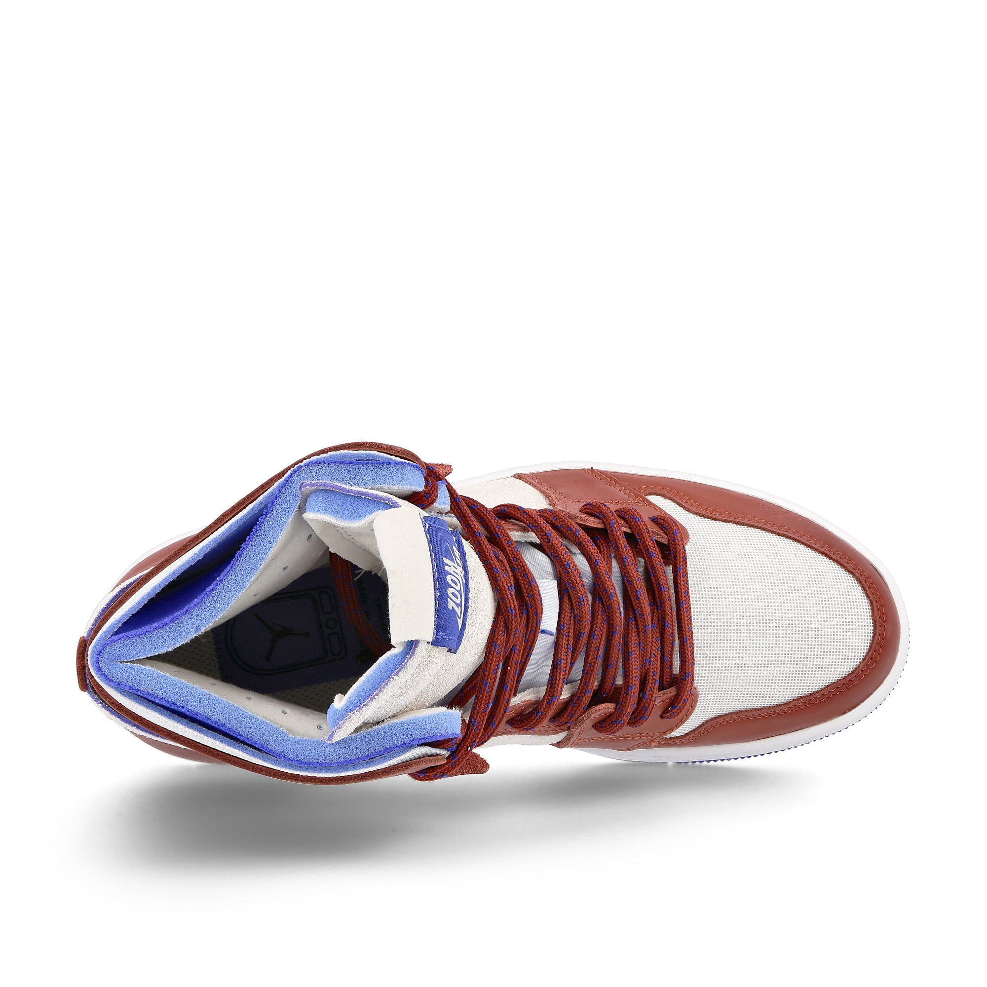 Jordan Wmns Air Jordan 1 Zoom Air Comfort Sail / Redstone - Hyper Royal - White Detail view 1 | Overkill