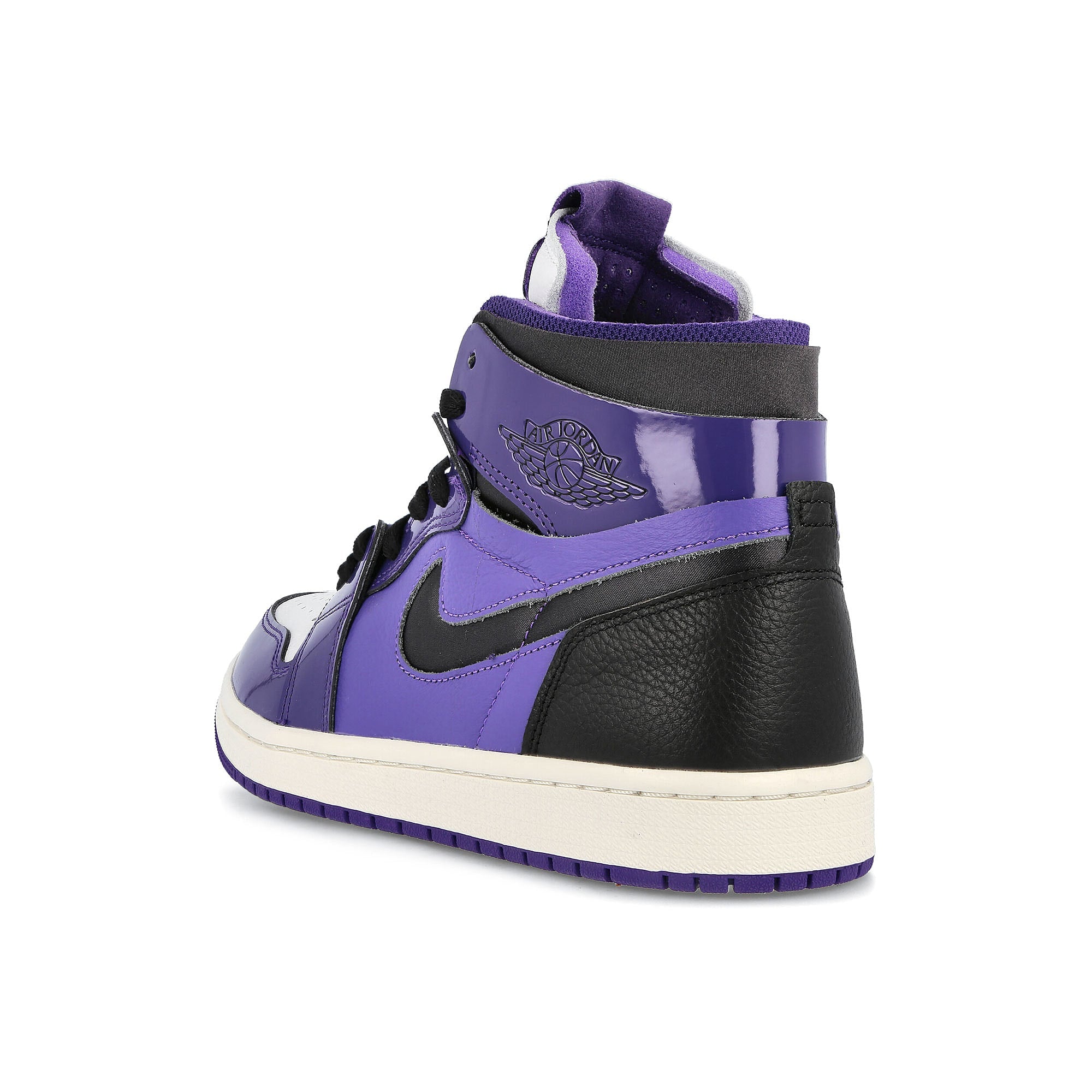 Jordan Wmns Air Jordan 1 Zoom Air Comfort Court Purple / Black - Psychic Purple - White Close-up | Overkill