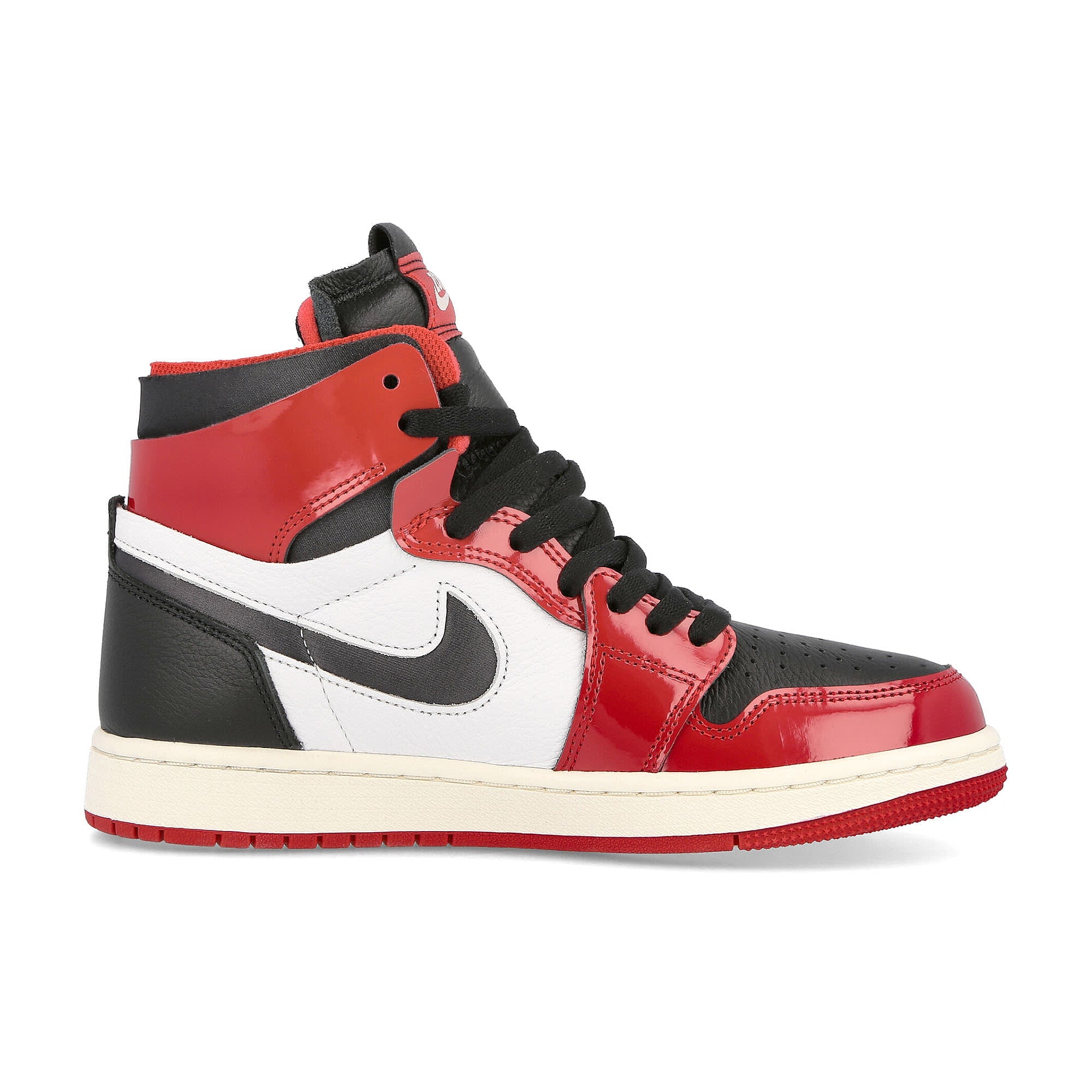 Jordan Wmns Air Jordan 1 Zoom Air Comfort Gym Red / Sail - White - Black Sneakers Silhouette | Overkill