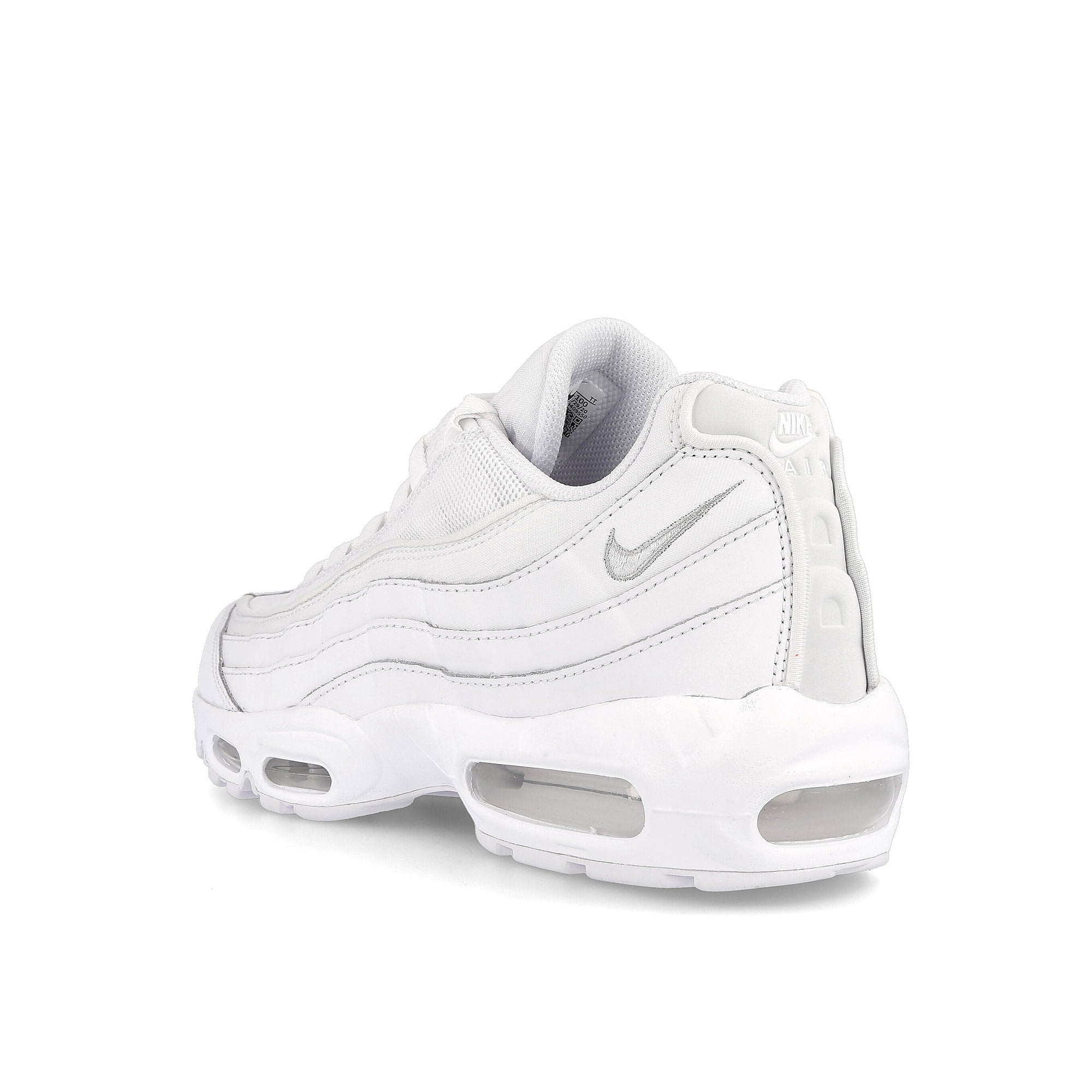 Nike Air Max 95 Essential White-White - Grey Fog Low Top Sneakers Material | Overkill