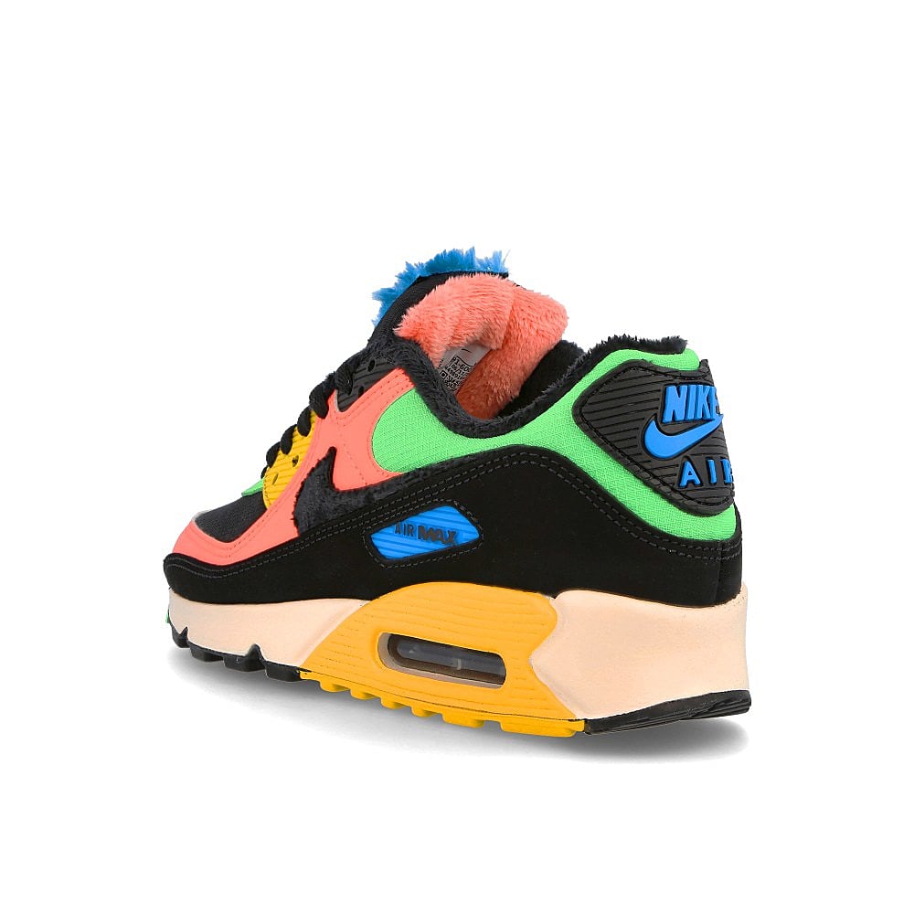 Nike wmns air max 90 premium Atomic Pink-Black - Laser Blue - Solar Flare Sneakers Material | Overkill