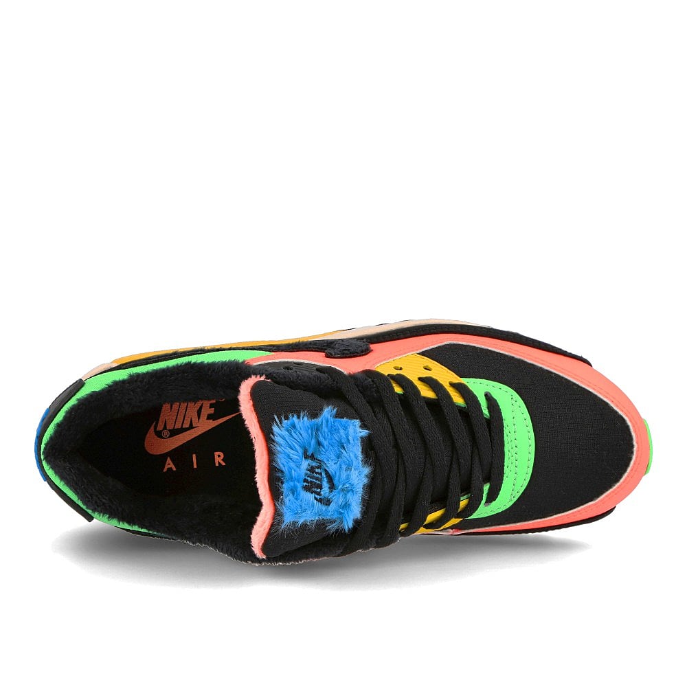 Nike wmns air max 90 premium Atomic Pink-Black - Laser Blue - Solar Flare Sneakers Detailfoto | Overkill